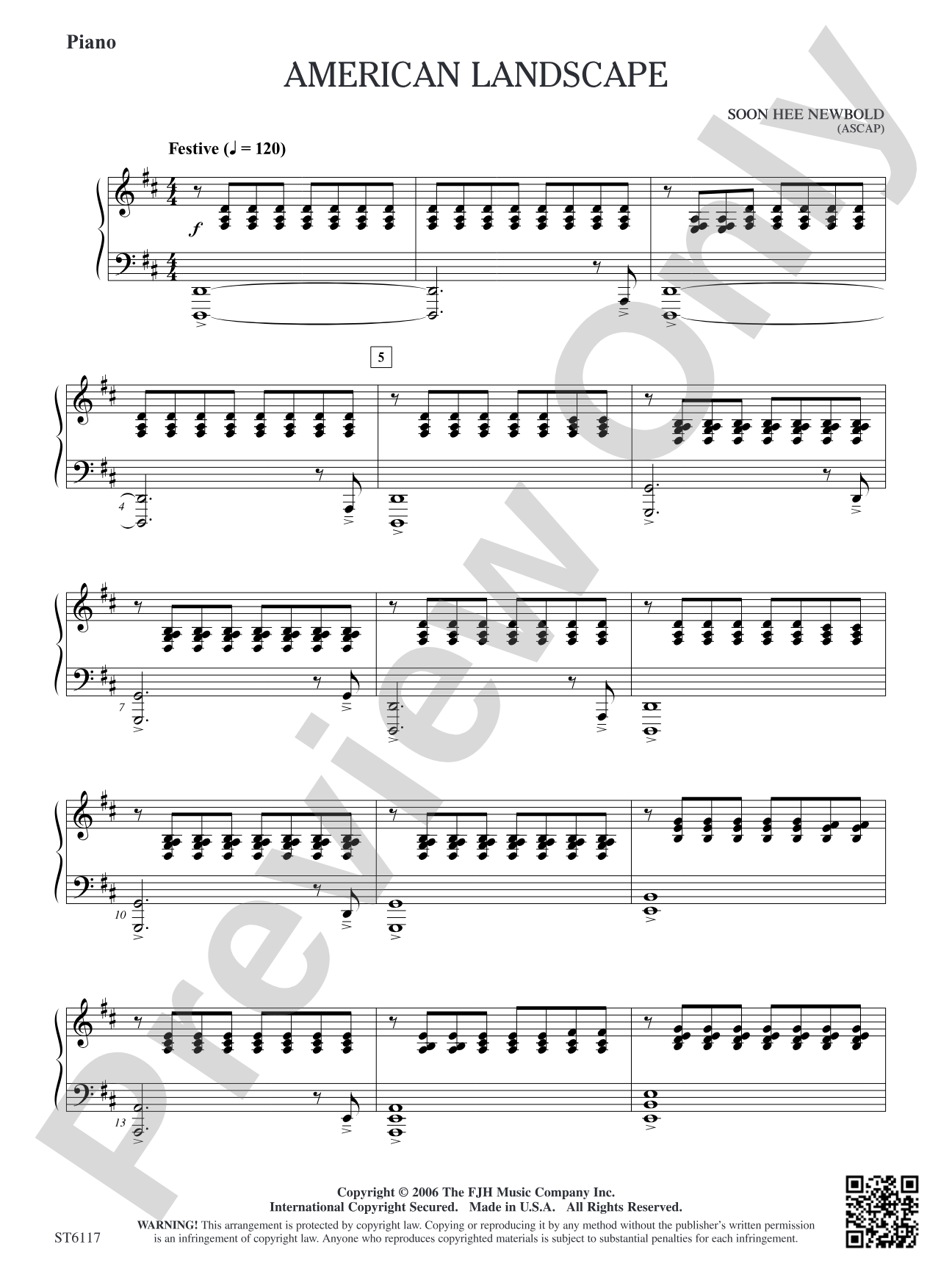 American Landscape: Piano