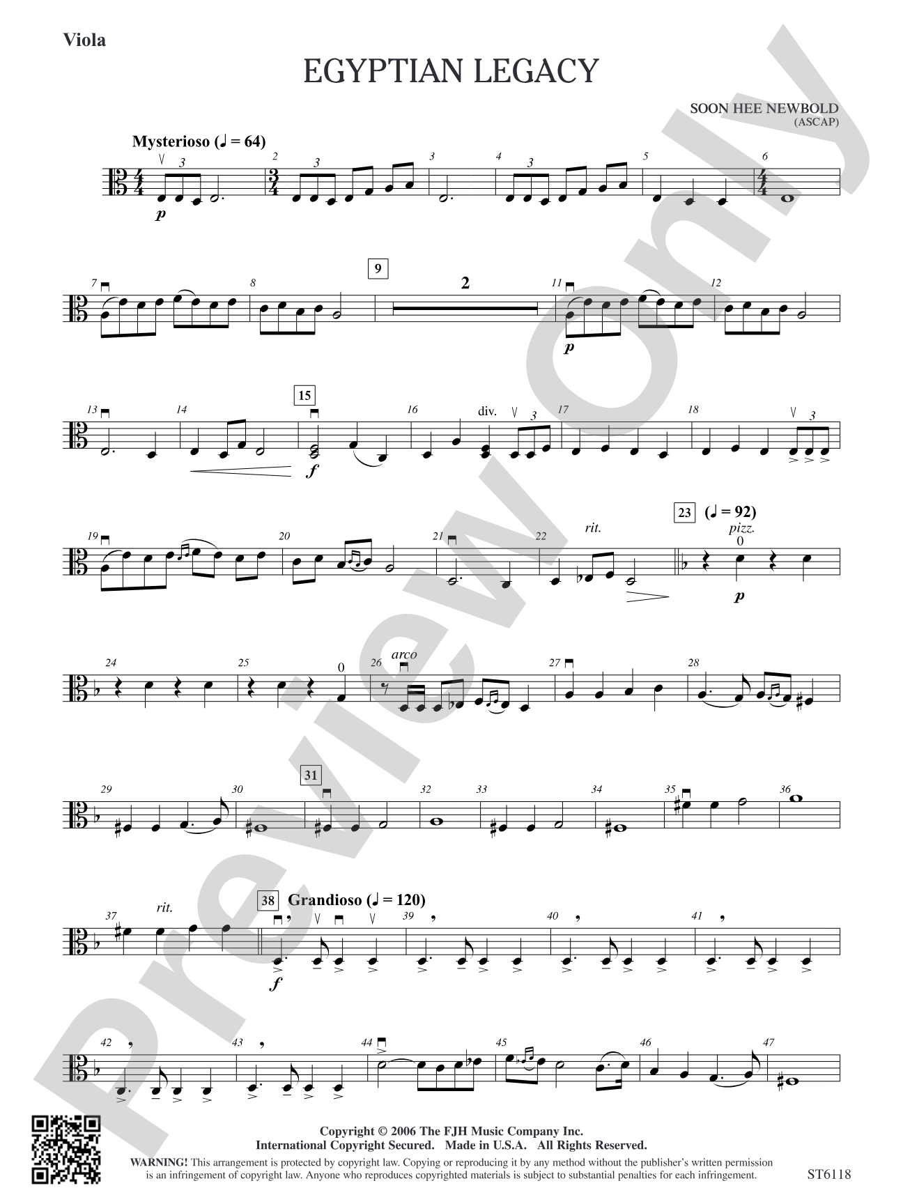 Egyptian Legacy: Viola