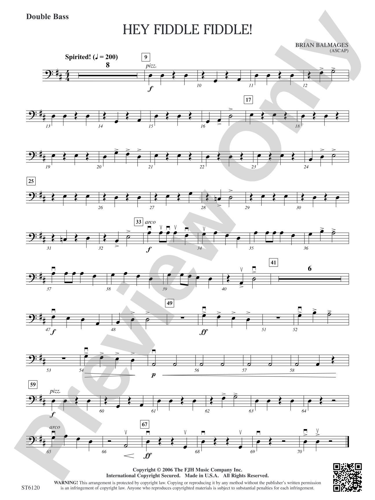 Hey Fiddle Fiddle!: Double Bass