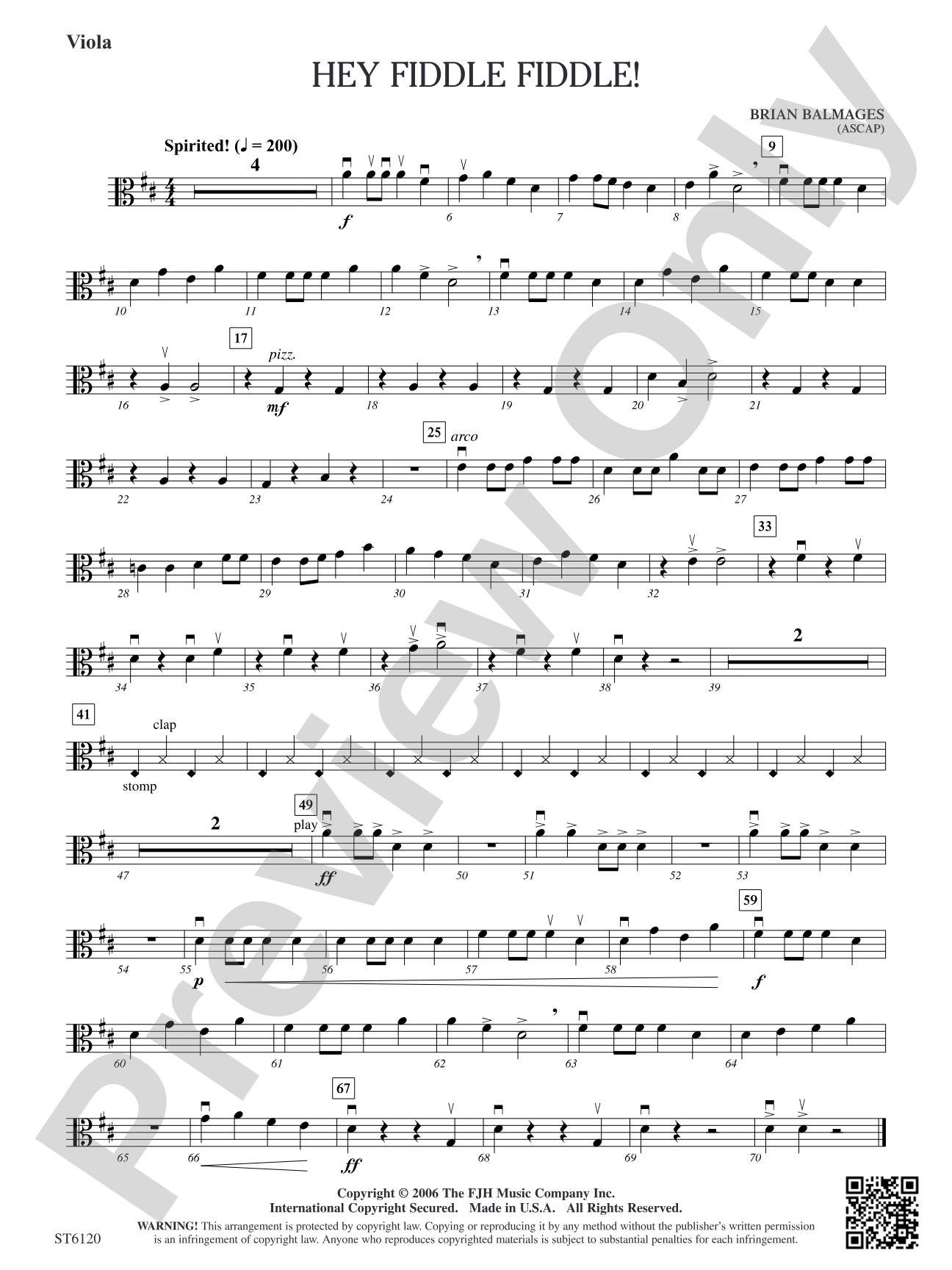 Hey Fiddle Fiddle!: Viola