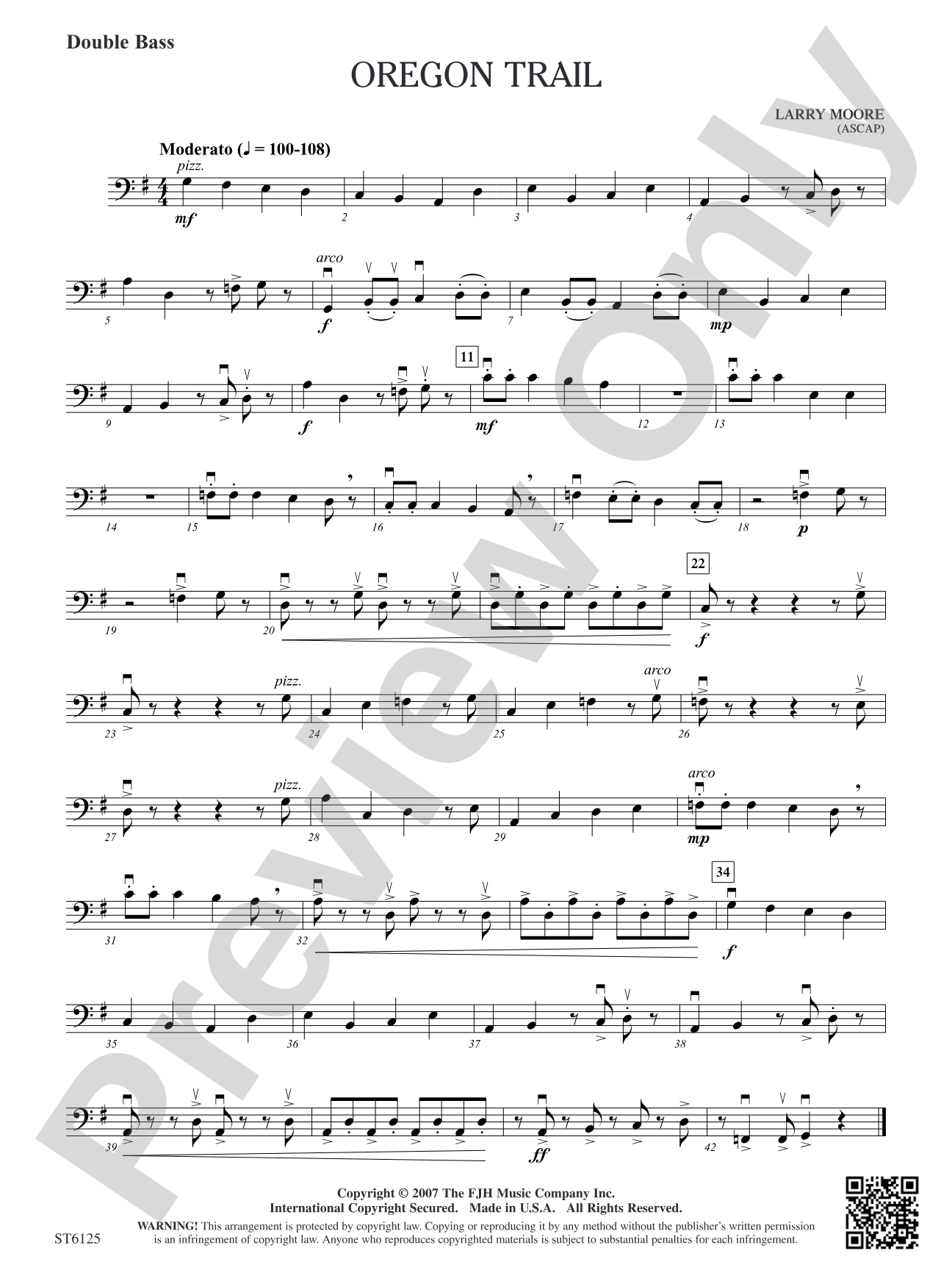 Oregon Trail: Double Bass