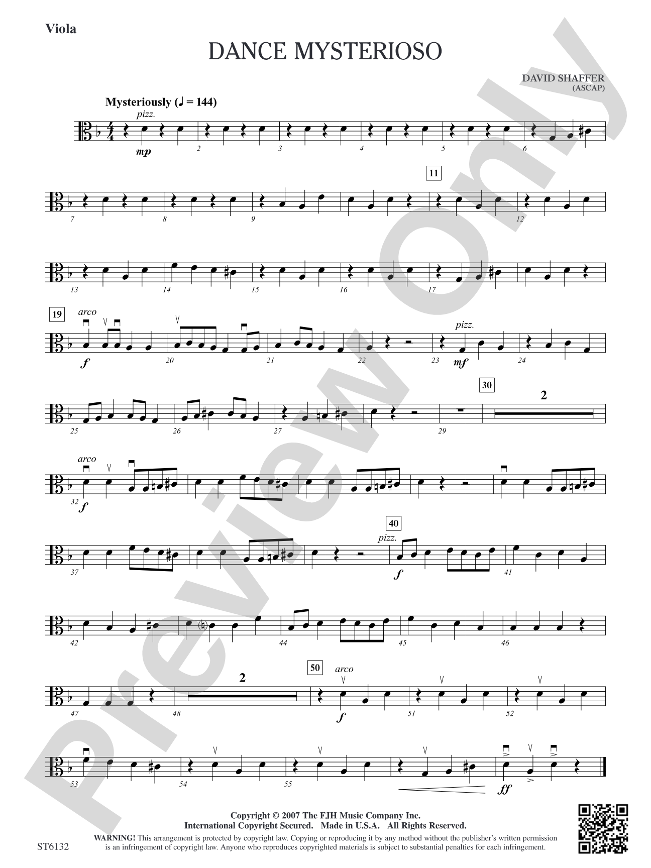 Dance Mysterioso: Viola