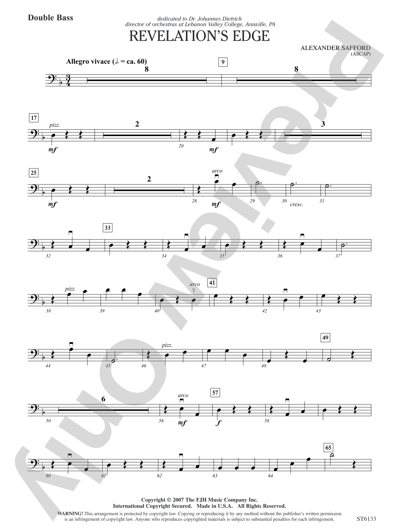 Revelation's Edge: Double Bass