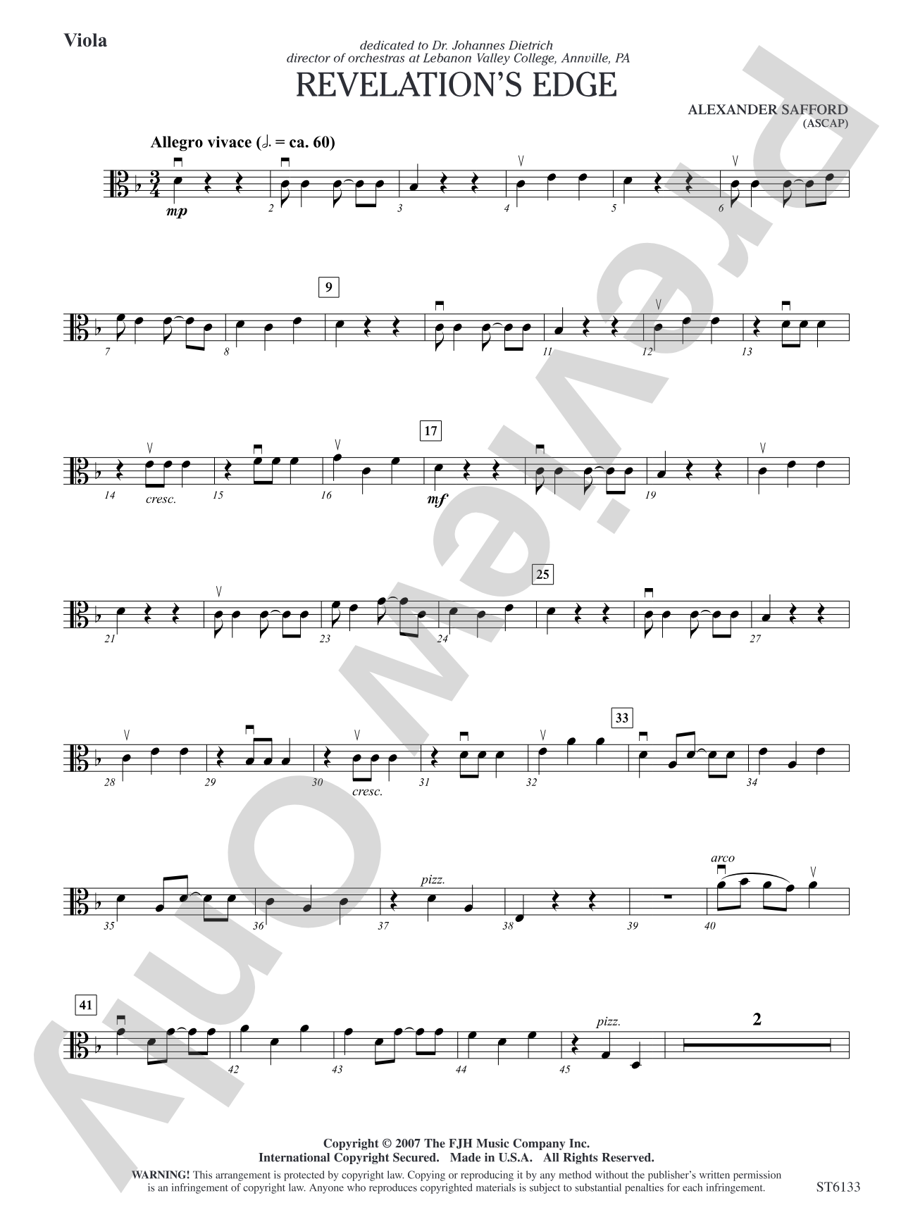 Revelation's Edge: Viola