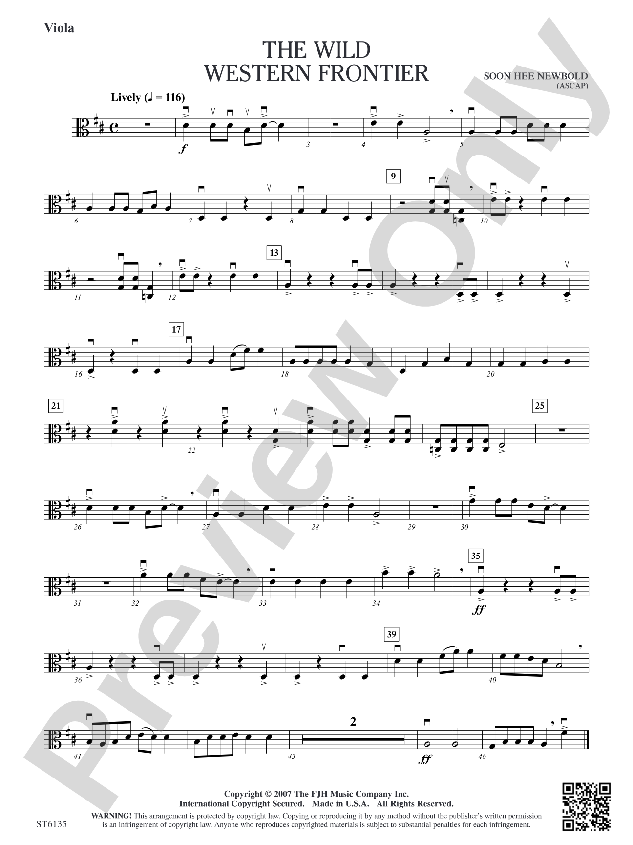 The Wild Western Frontier: Viola