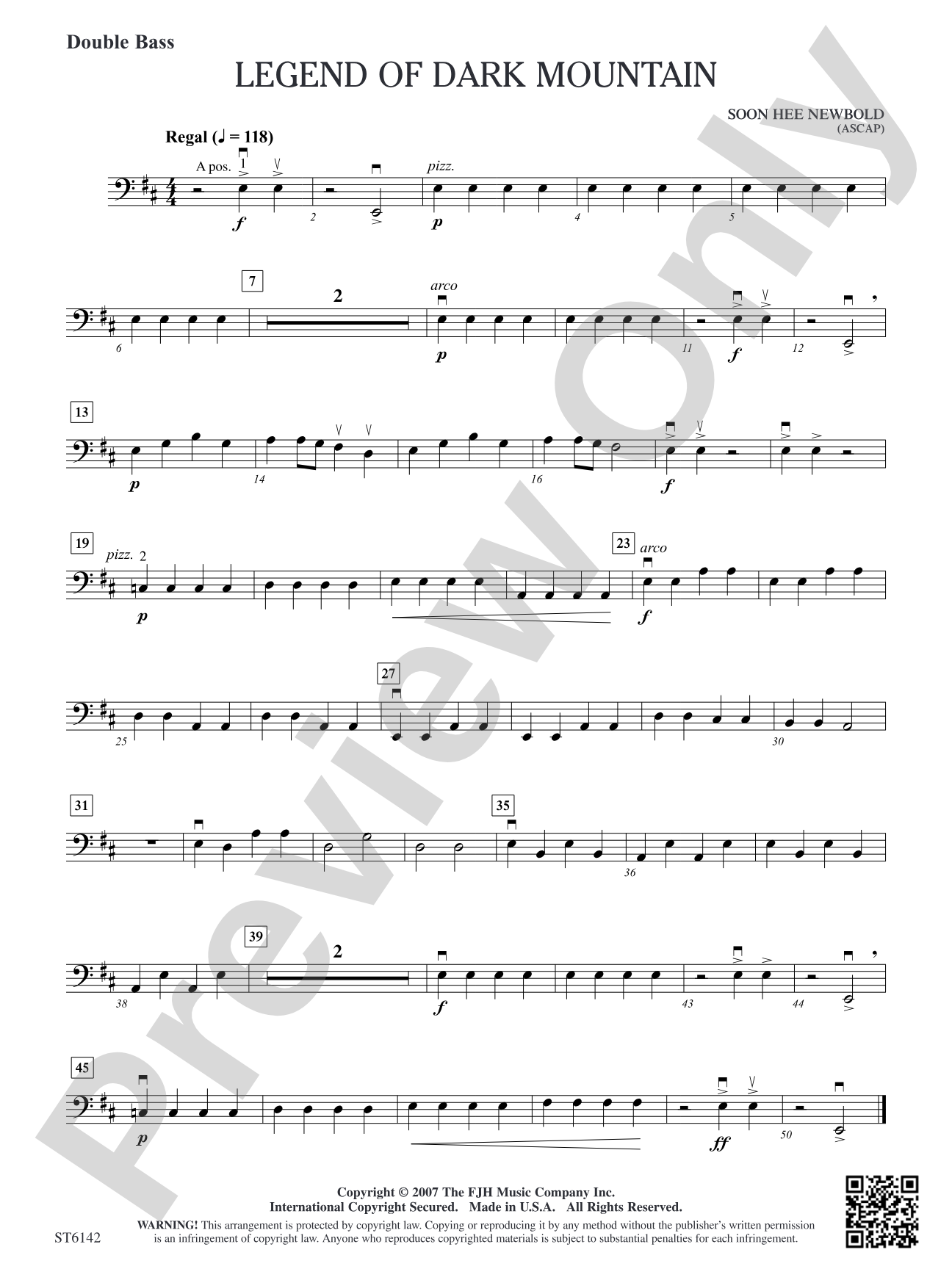 Legend of Dark Mountain: Double Bass