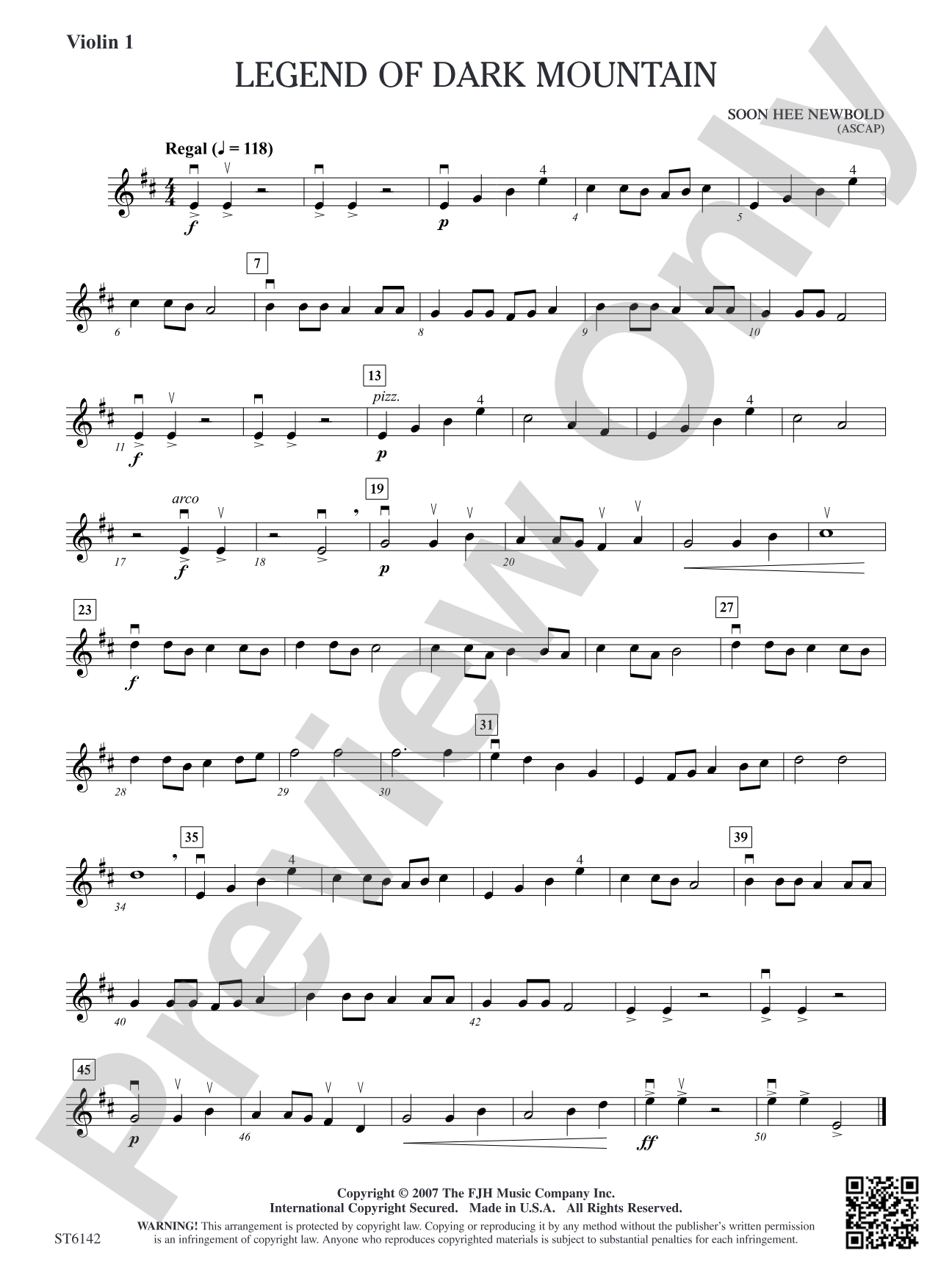 Legend of Dark Mountain: Violin 1