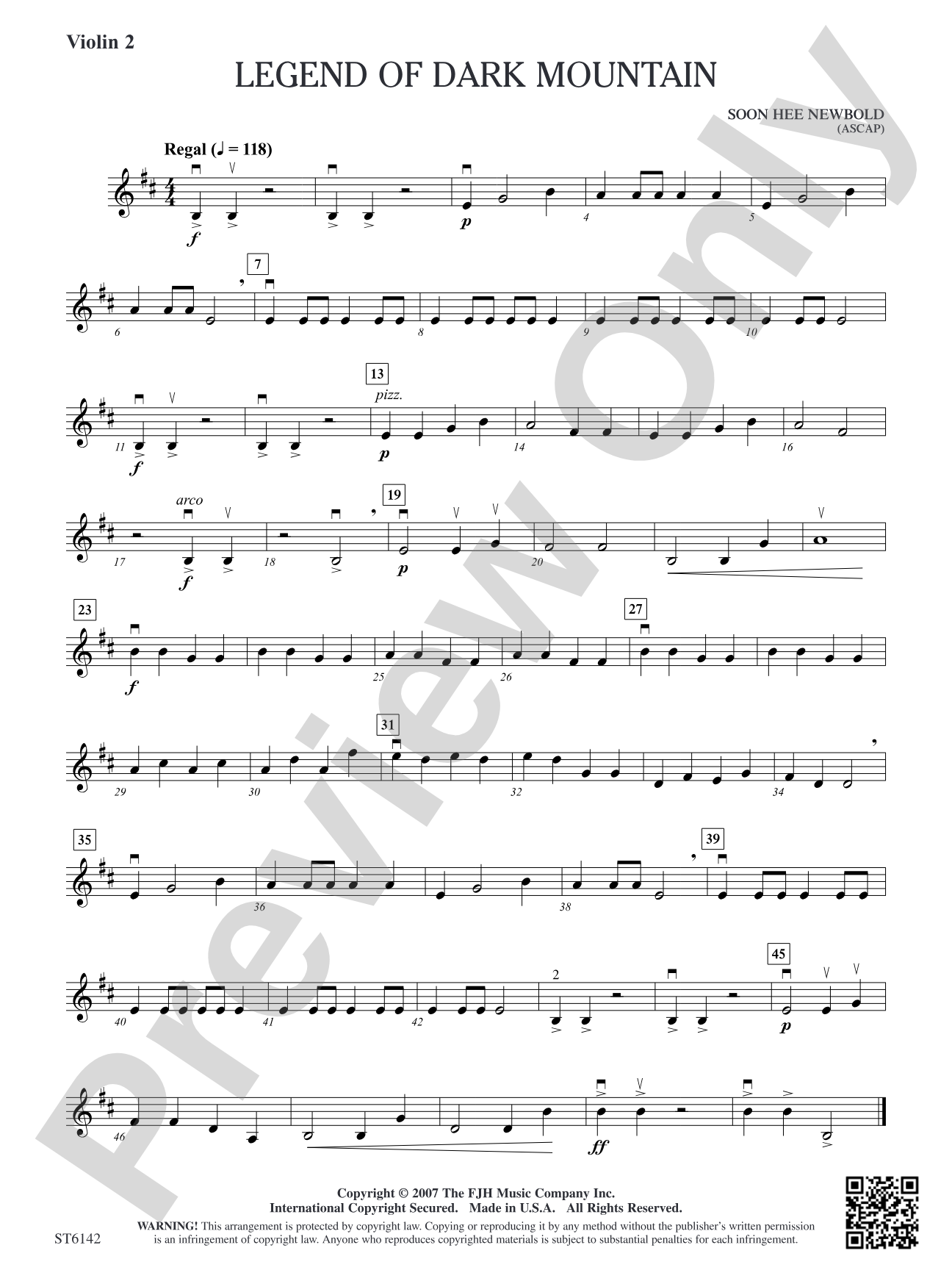 Legend of Dark Mountain: Violin 2