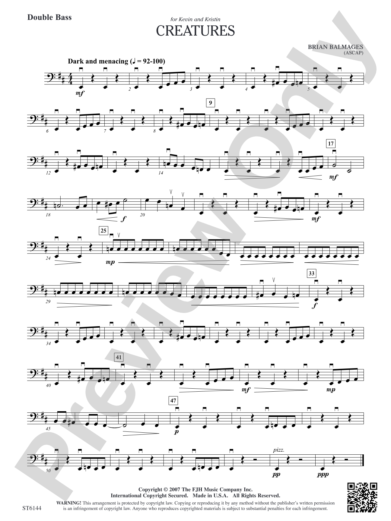 Creatures: Double Bass