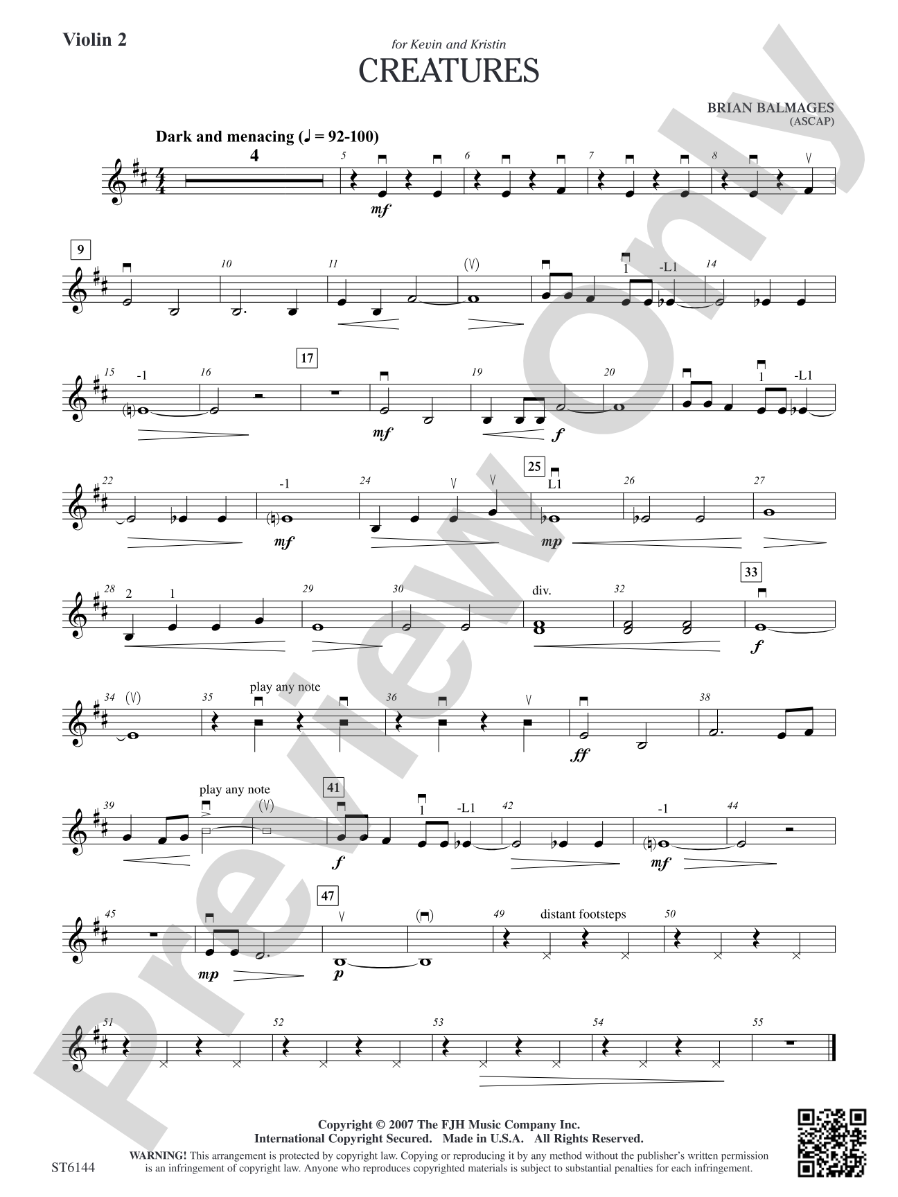 Creatures: Violin 2