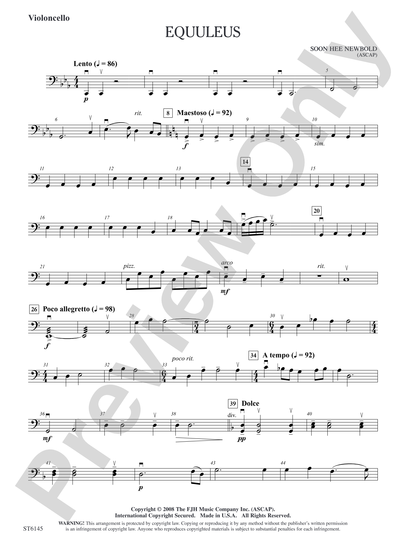 Equuleus: Violoncello