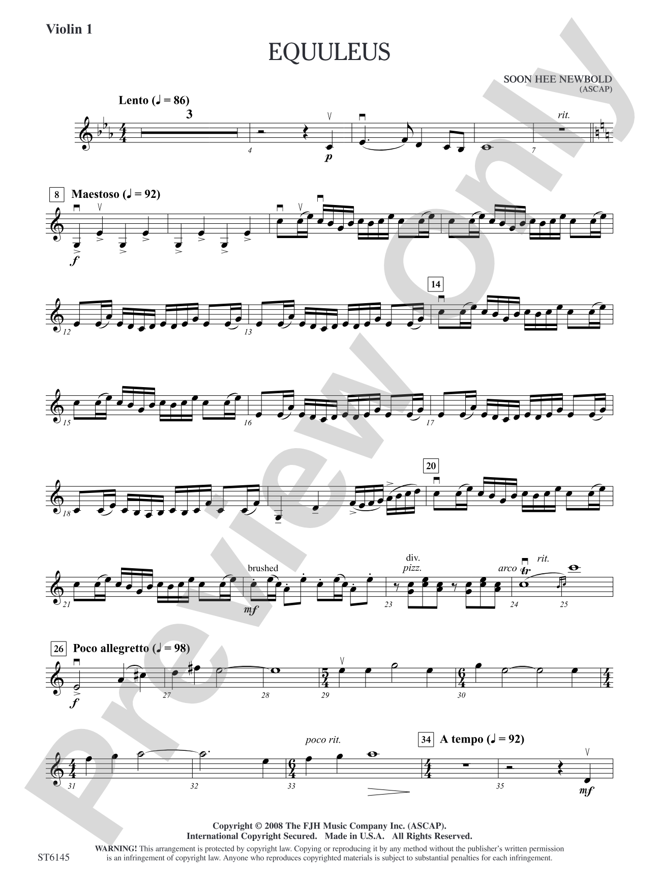 Equuleus: Violin 1