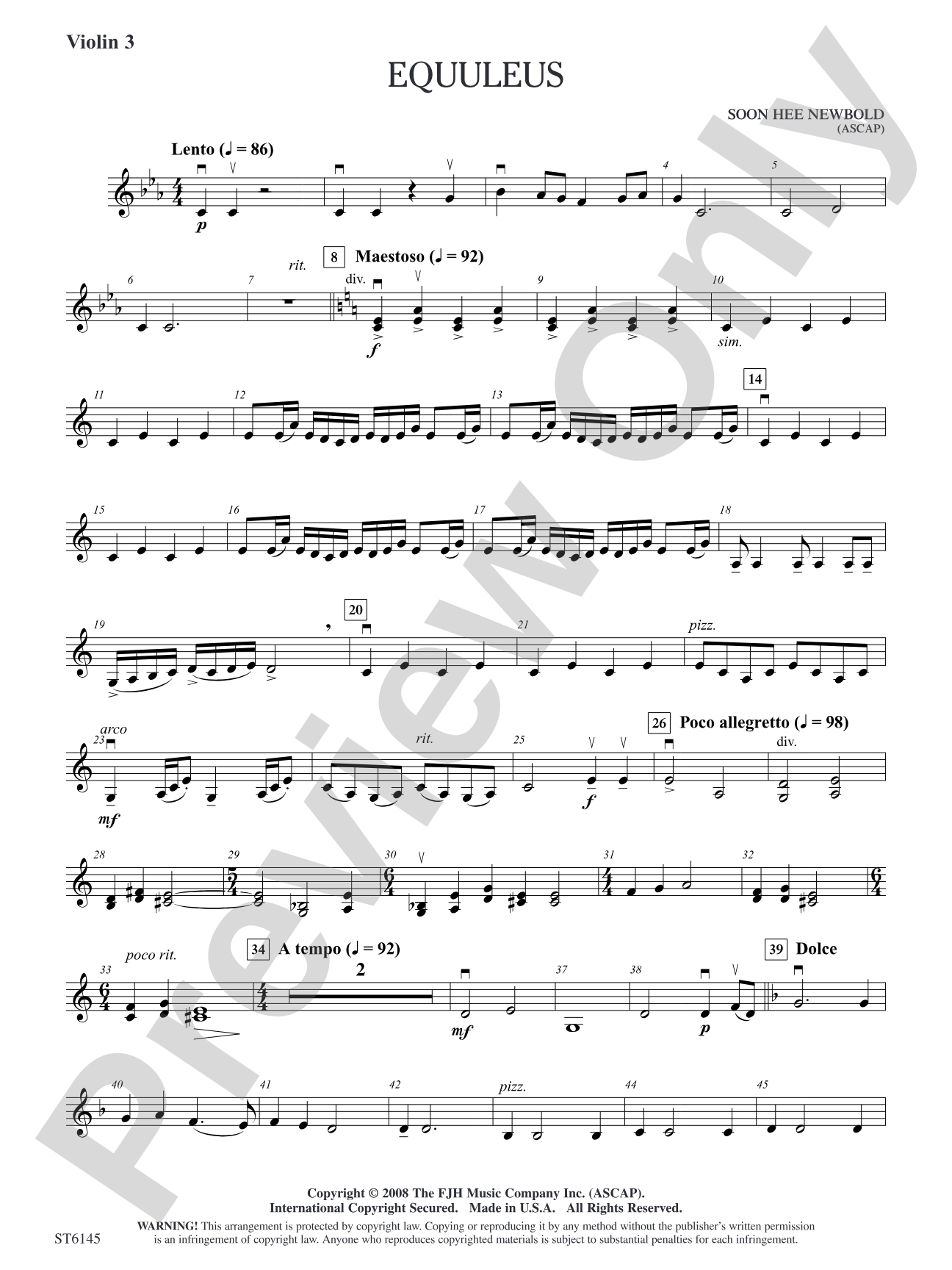 Equuleus: Violin 3 (Viola T.C.)