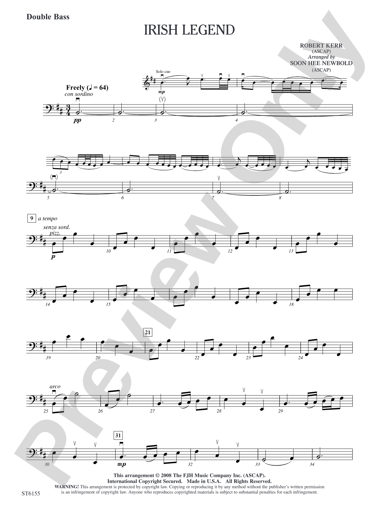 Irish Legend: Double Bass