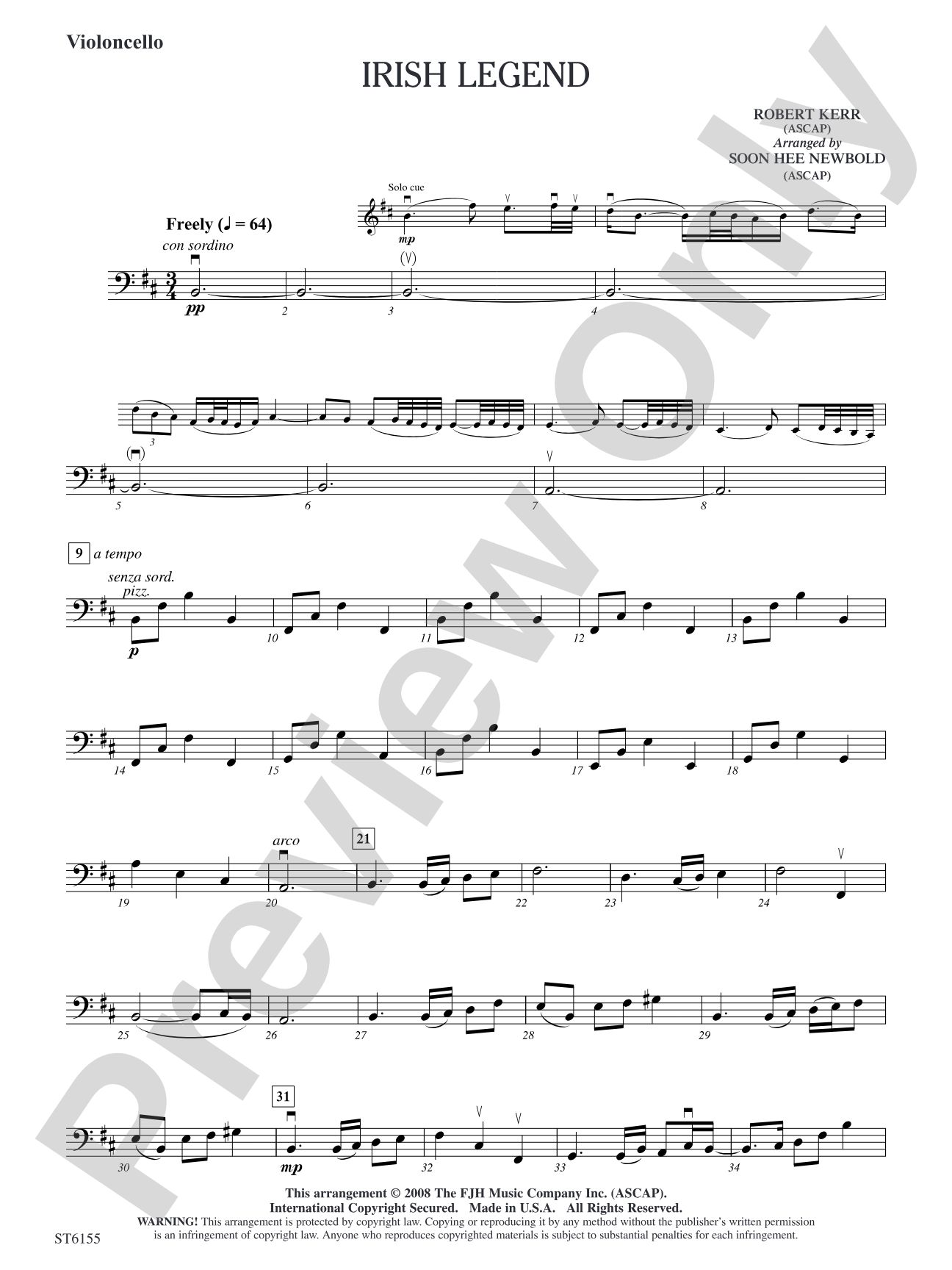 Irish Legend: Violoncello