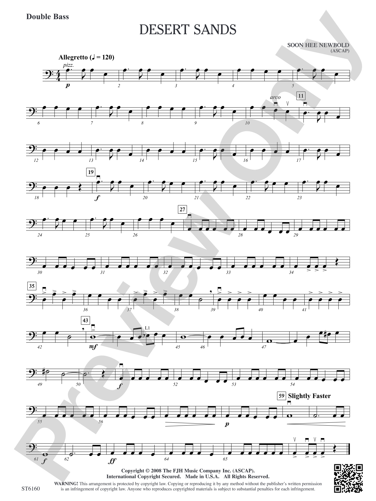 Desert Sands: Double Bass