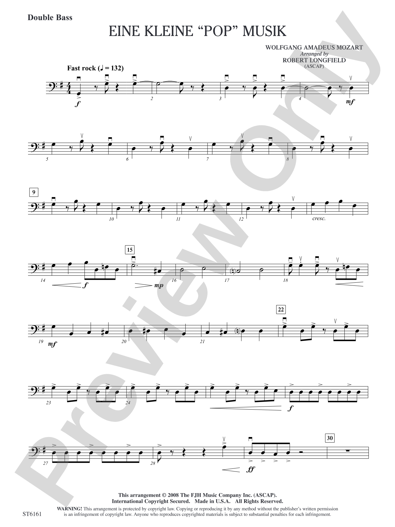 Eine Kleine "Pop" Musik: Double Bass