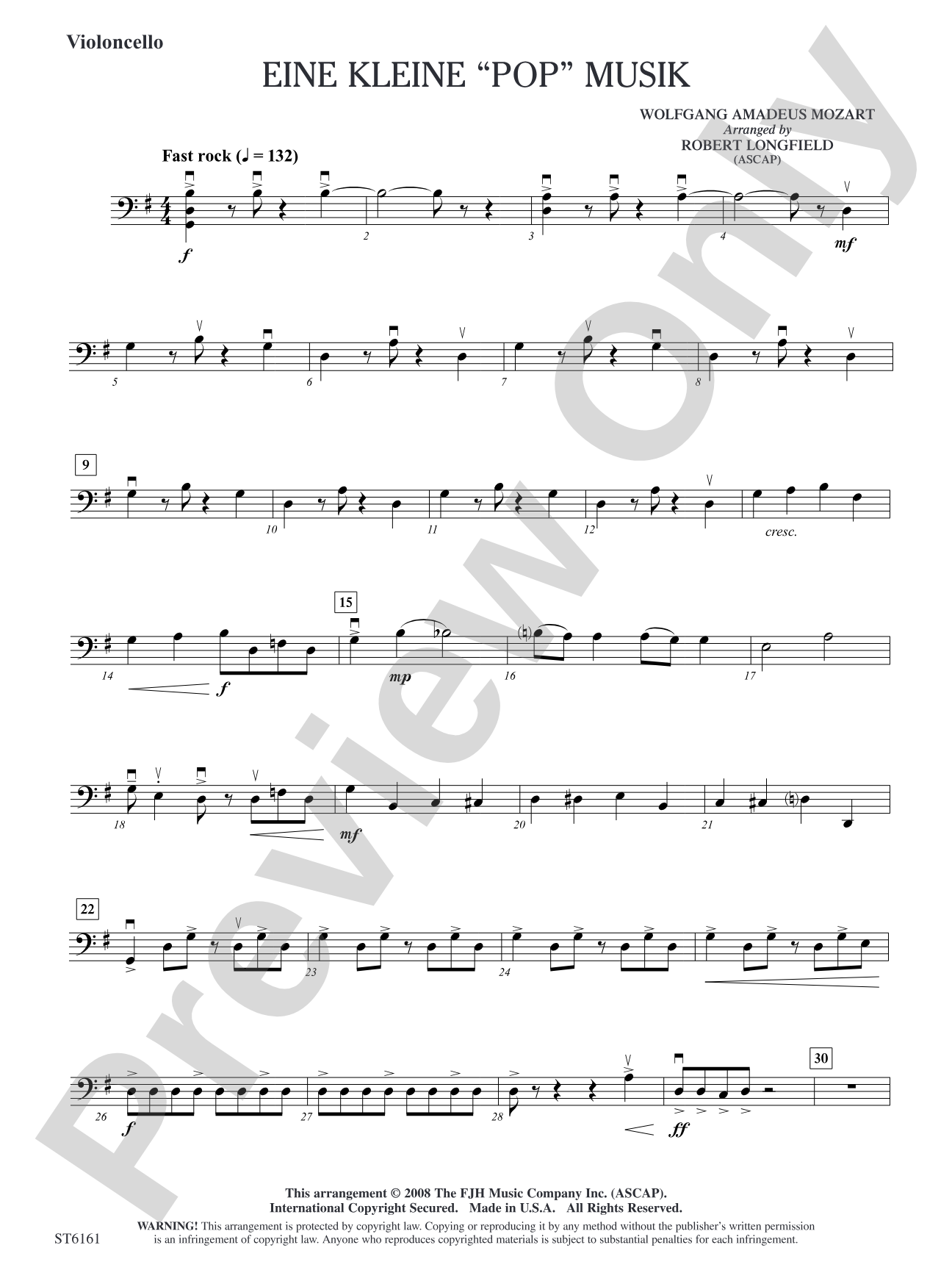 Eine Kleine "Pop" Musik: Violoncello