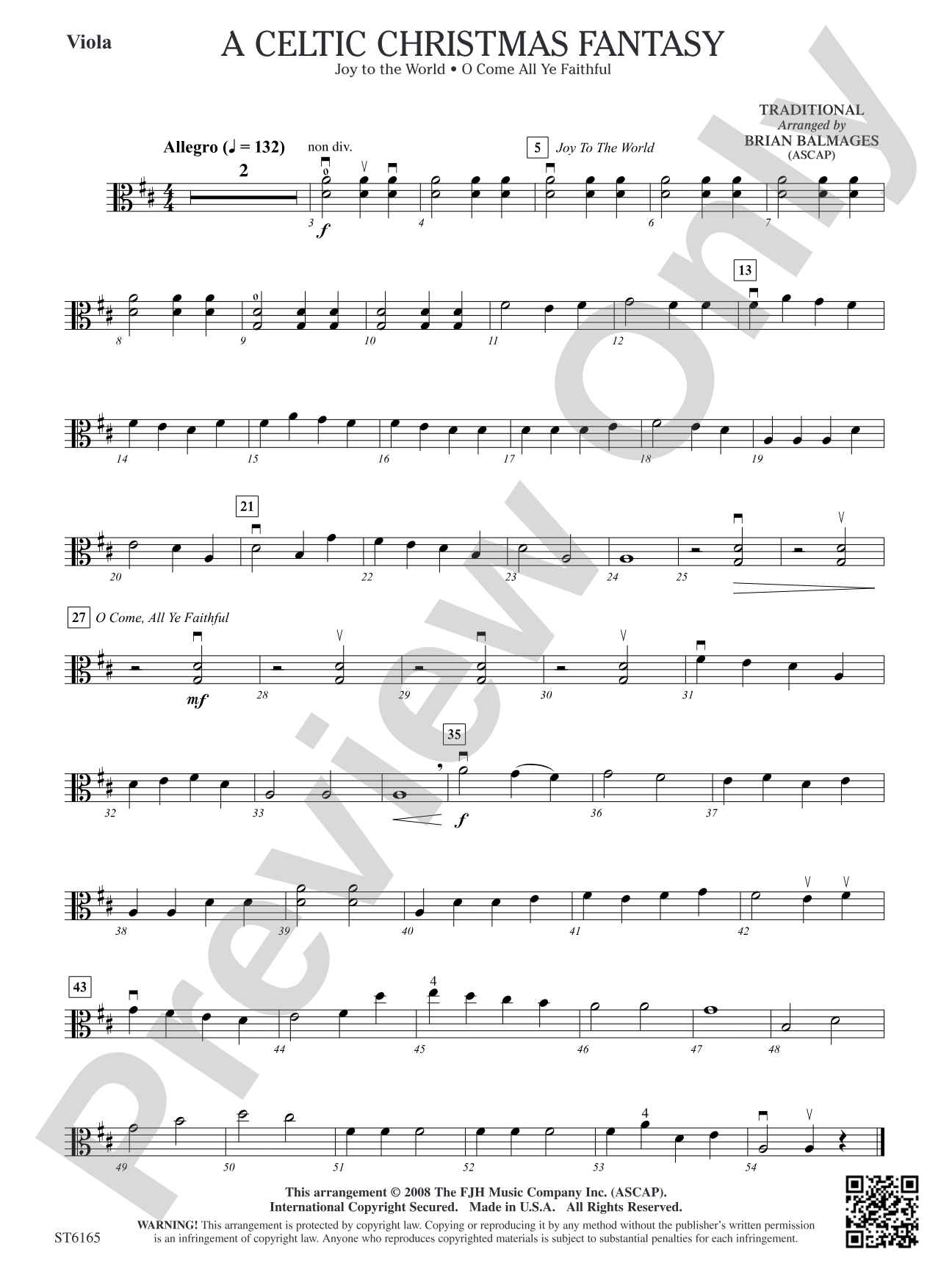 A Celtic Christmas Fantasy: Viola