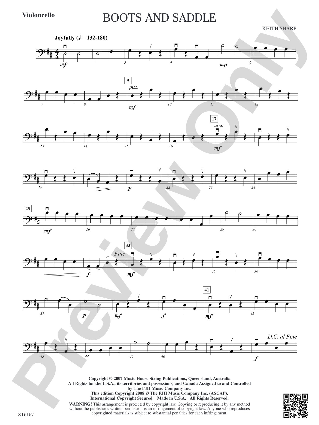 Boots and Saddle: Violoncello