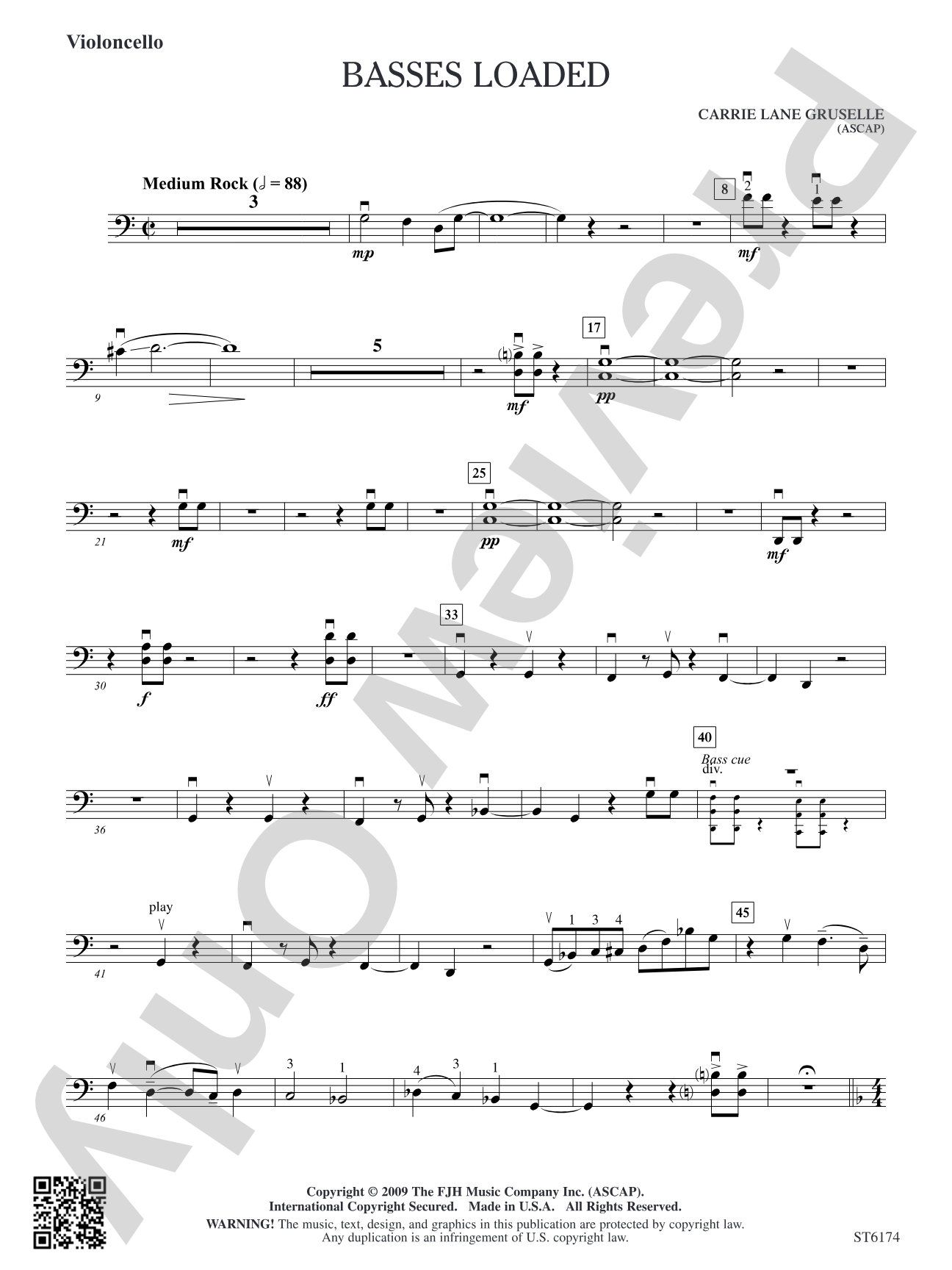 Basses Loaded: Violoncello