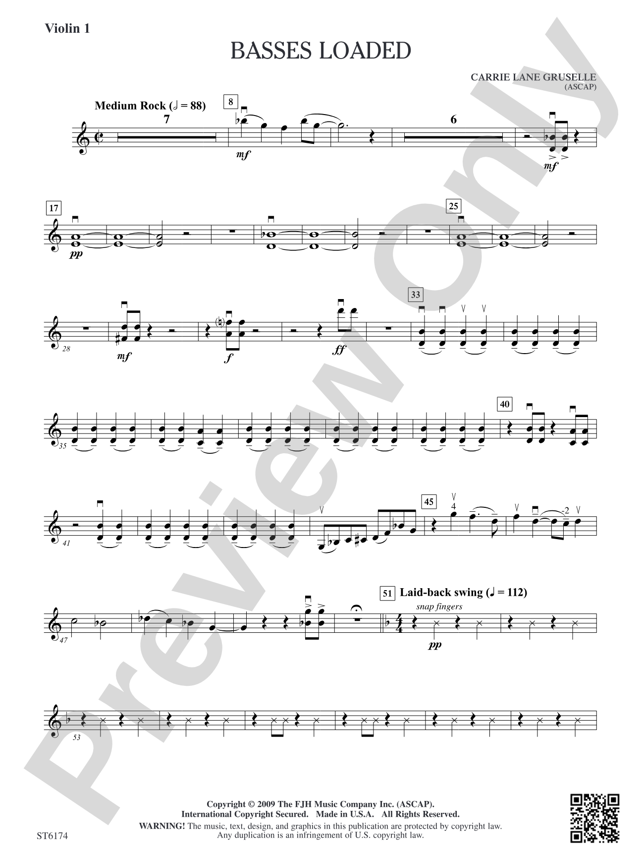 Basses Loaded: Violin 1