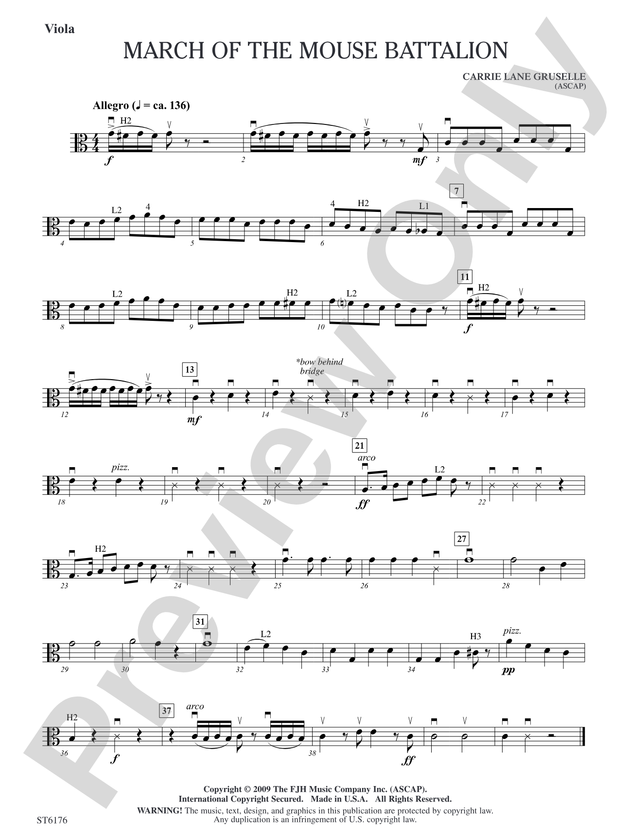 March of the Mouse Battalion: Viola