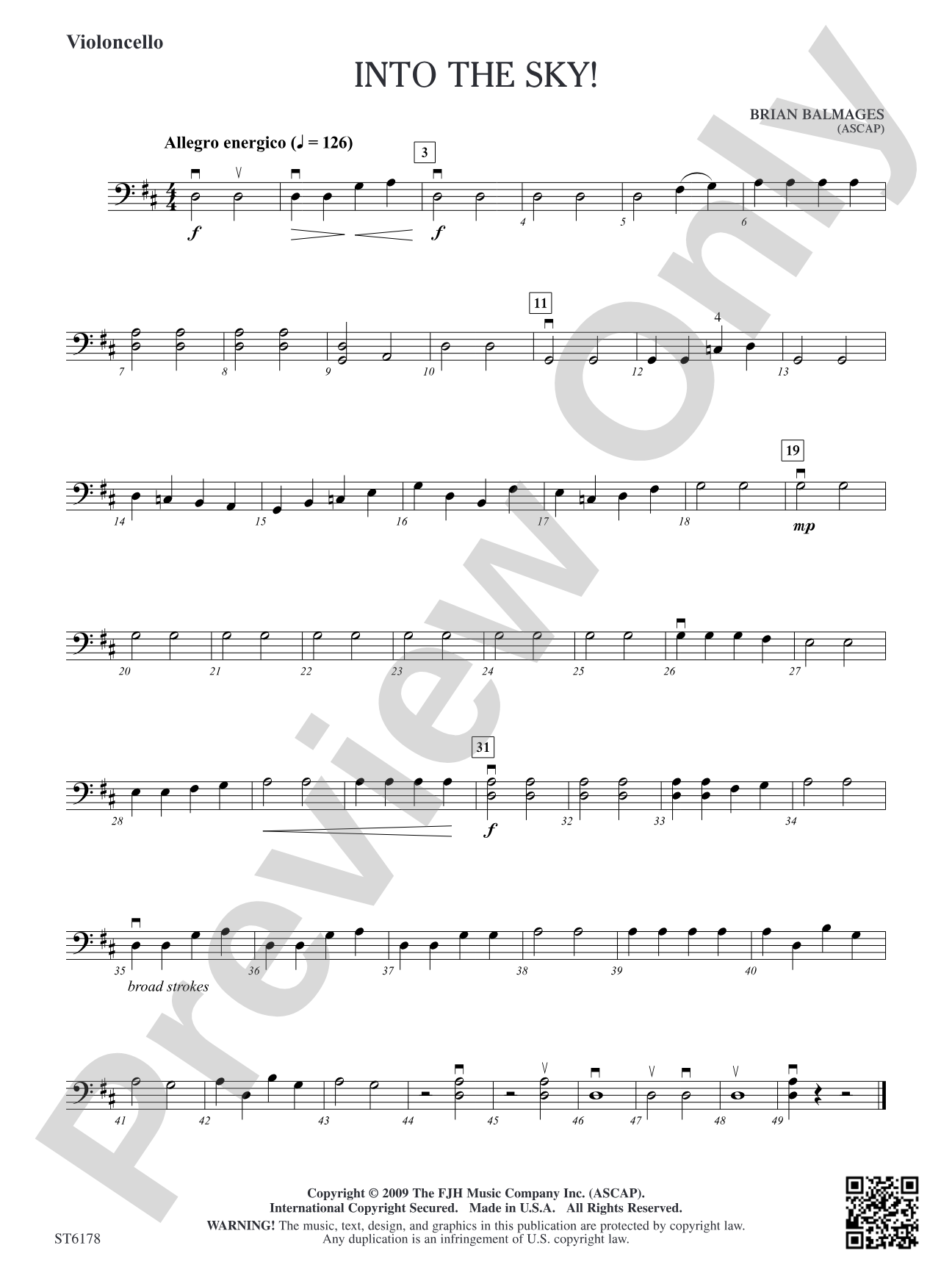 Into the Sky!: Violoncello
