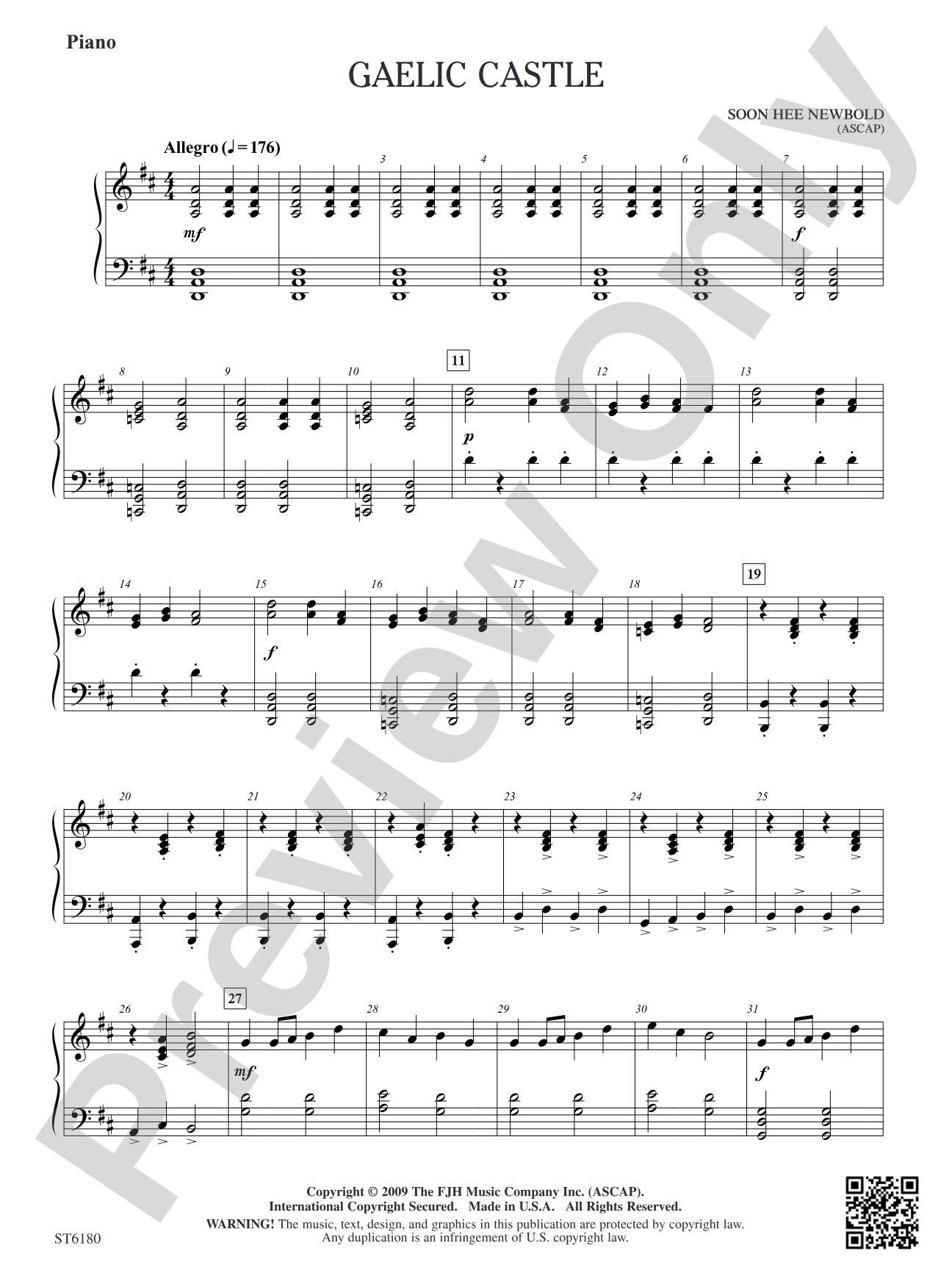 Gaelic Castle: Piano