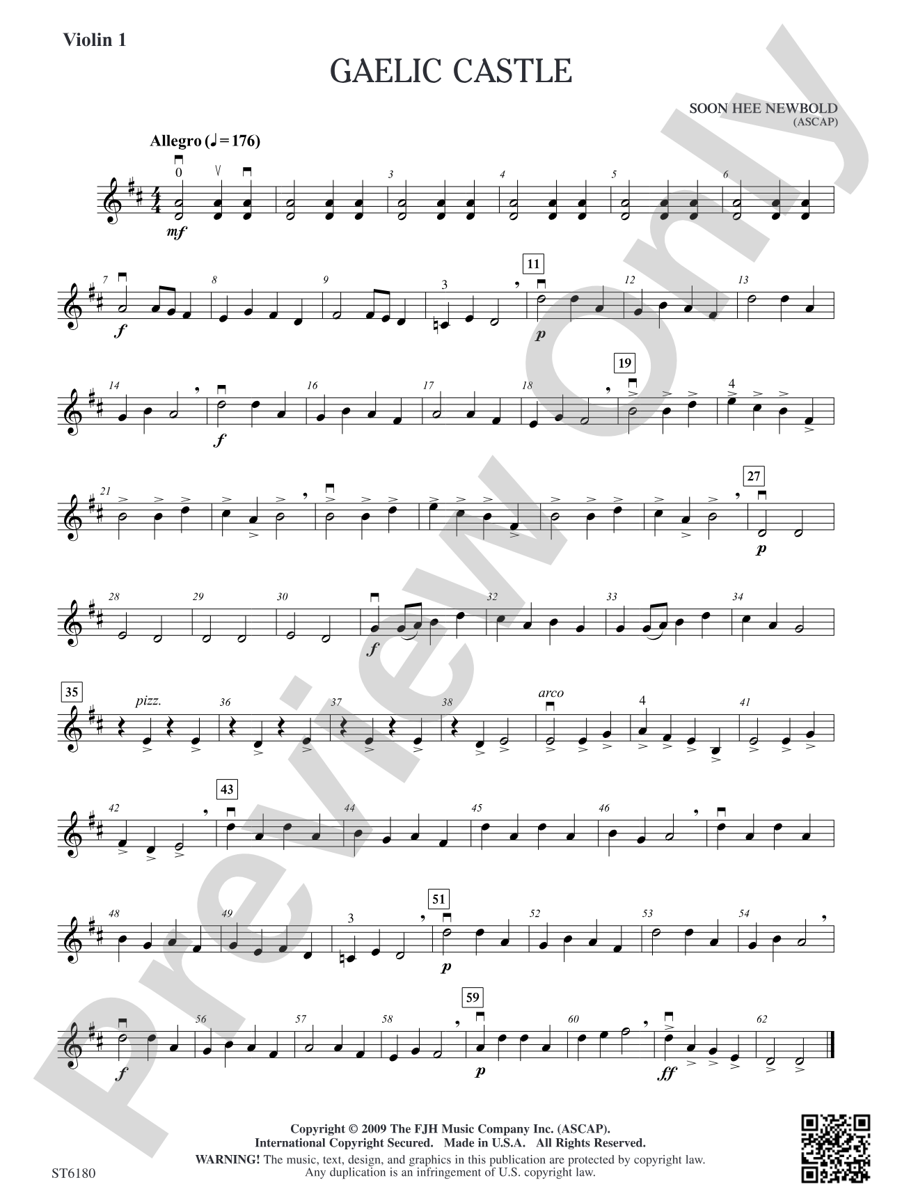 Gaelic Castle: Violin 1