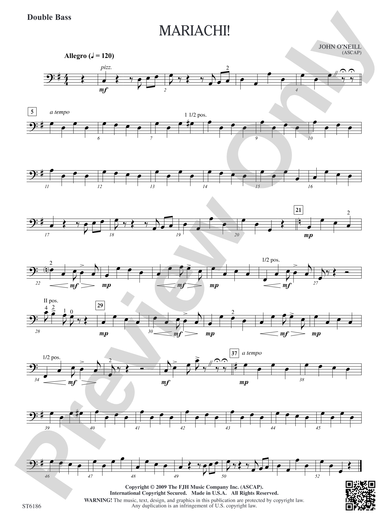 Mariachi!: Double Bass