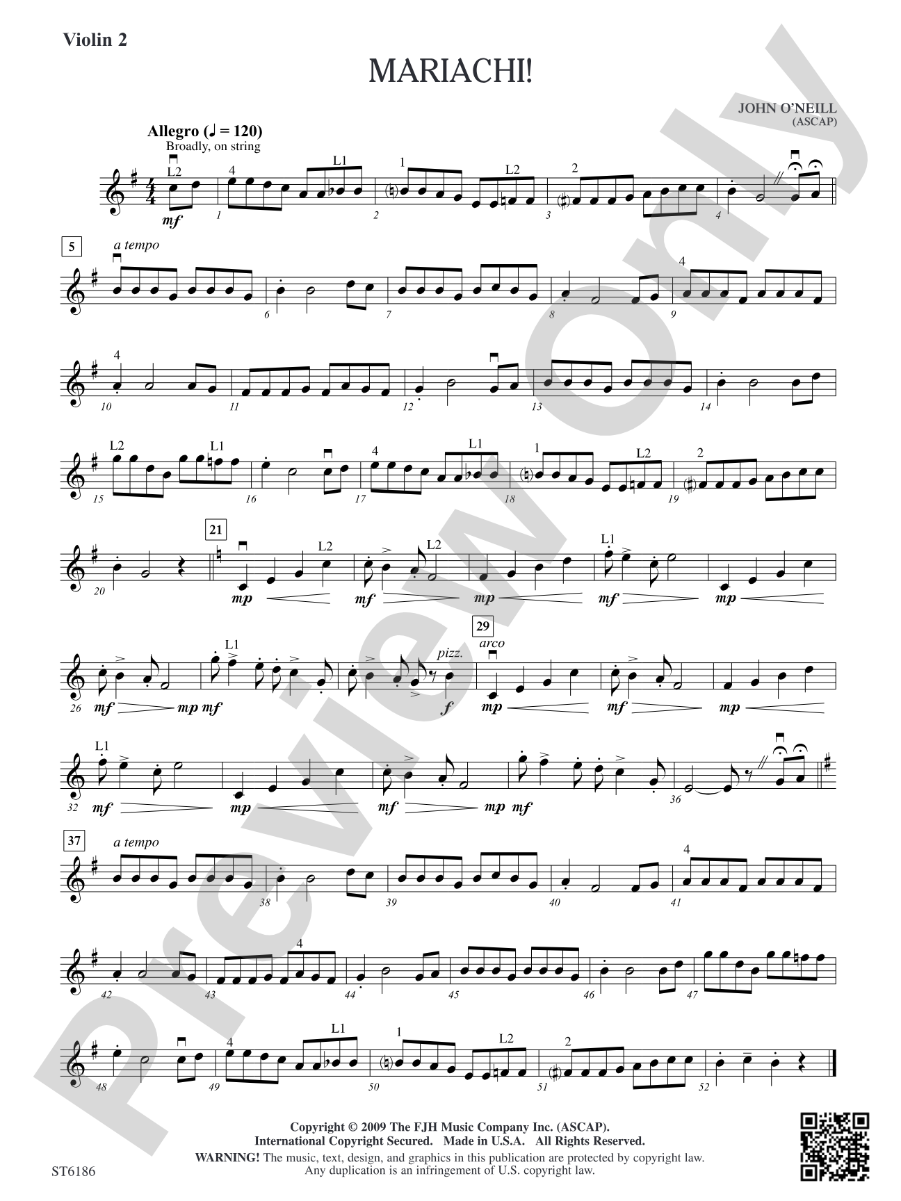 Mariachi!: Violin 2