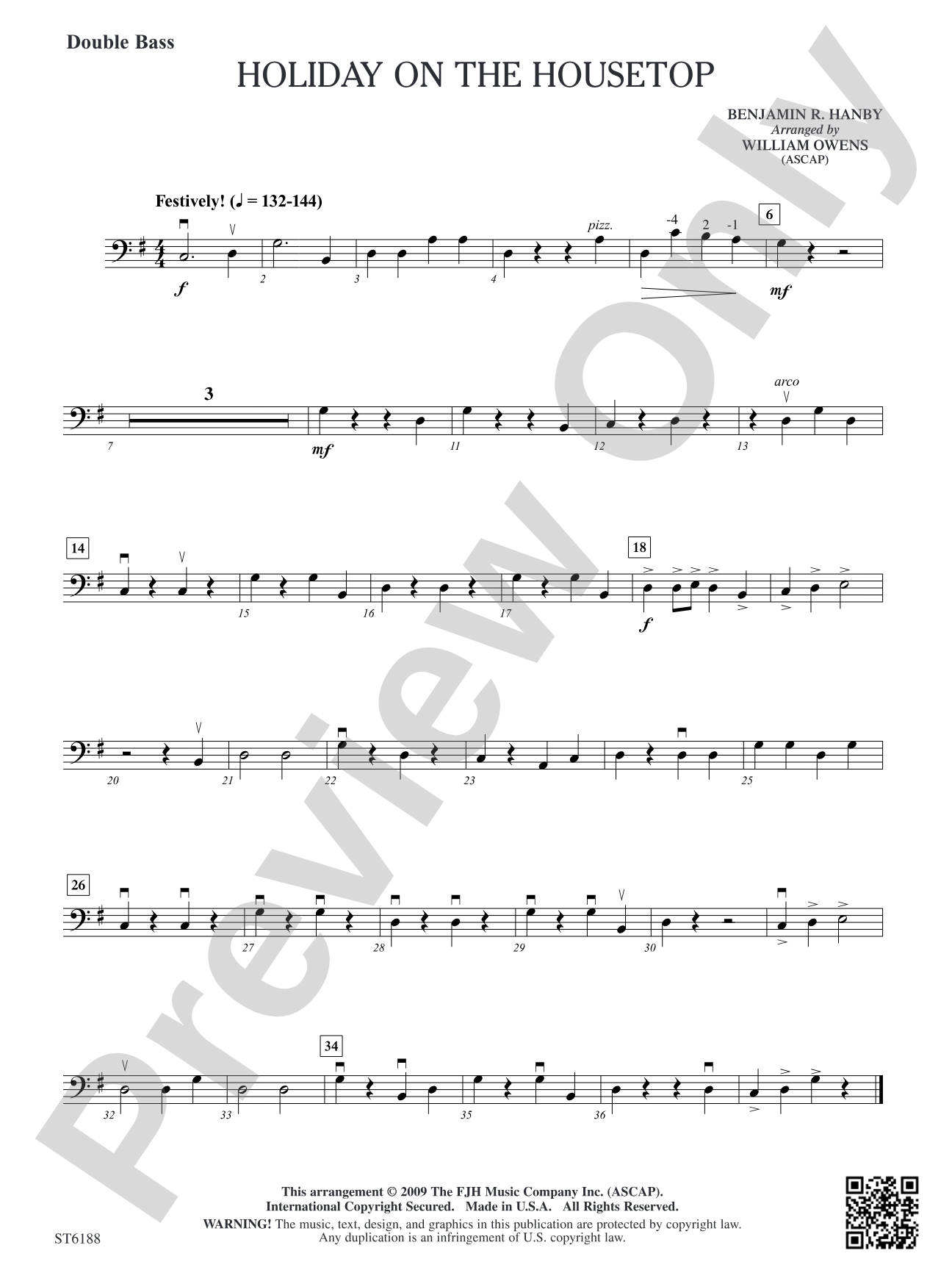 Holiday on the Housetop: Double Bass