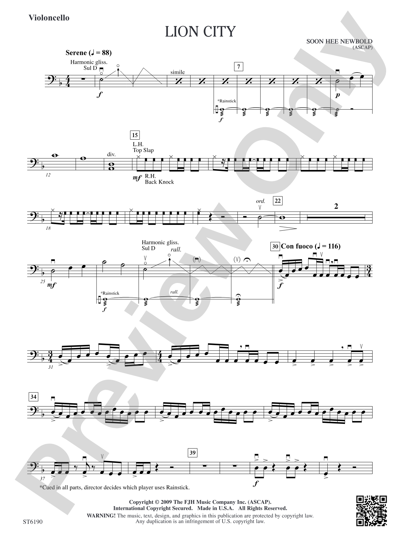 Lion City: Violoncello