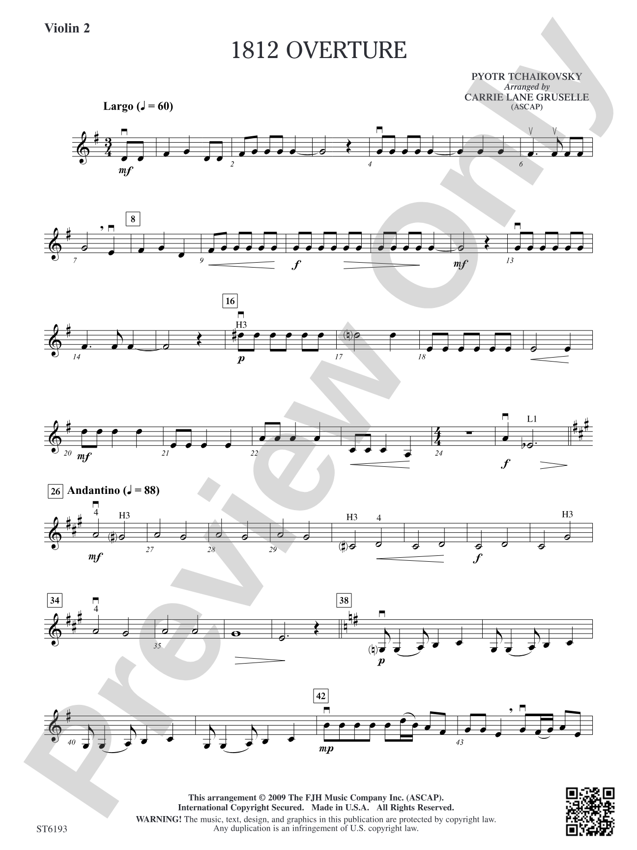 1812 Overture: Violin 2