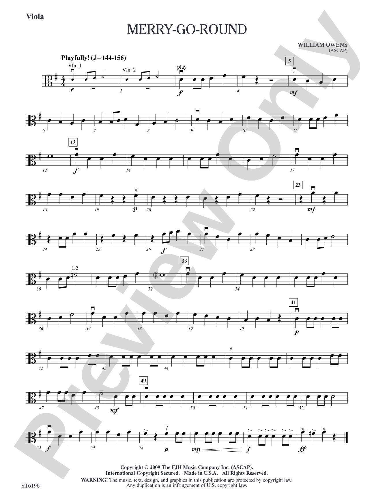 Merry-Go-Round: Viola