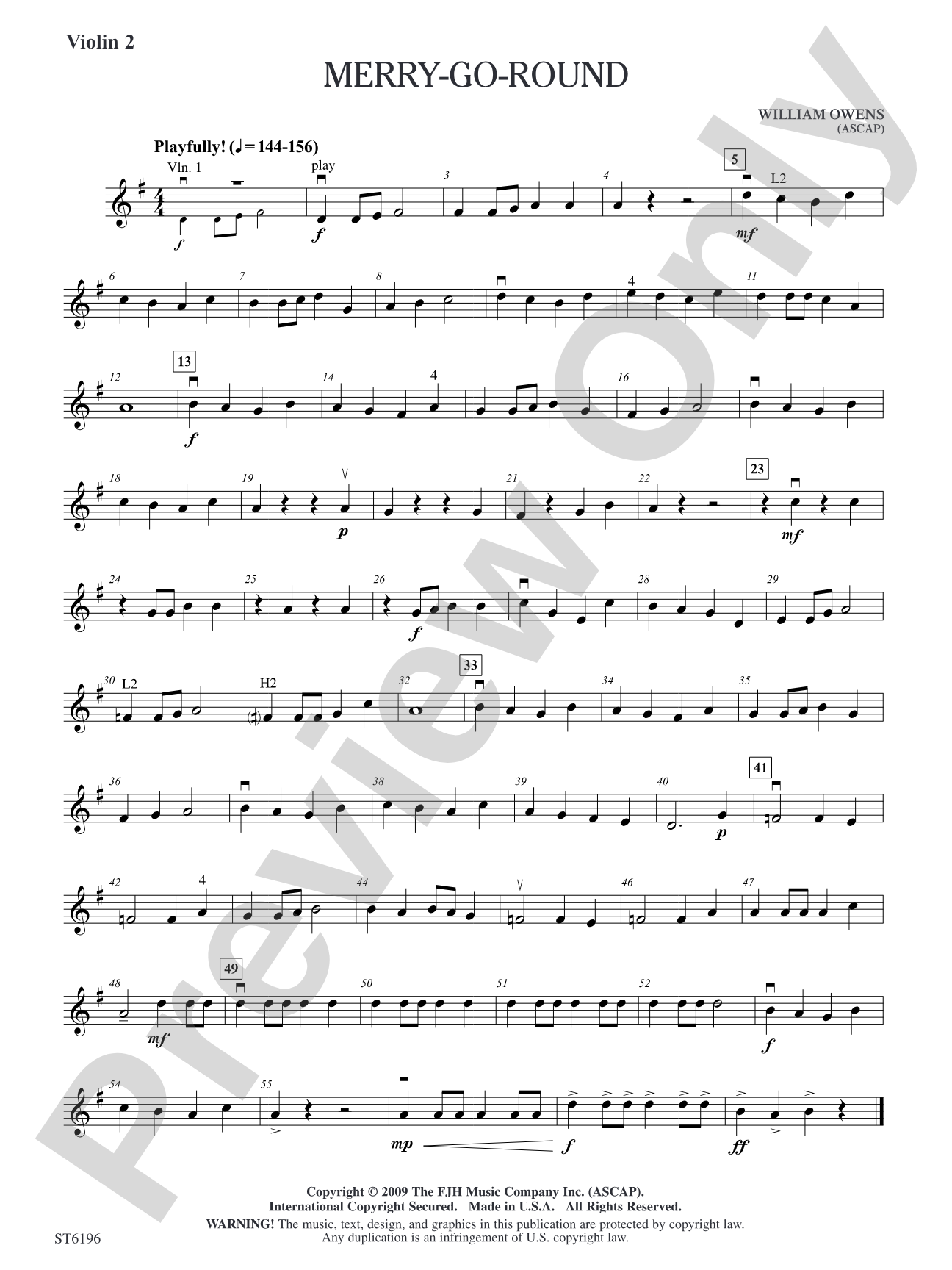 Merry-Go-Round: Violin 2