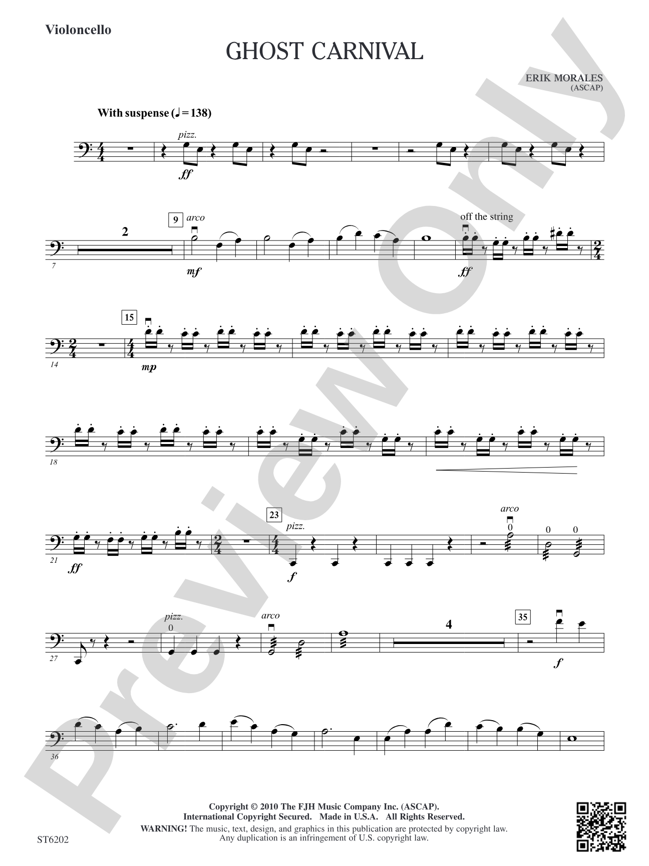 Ghost Carnival: Violoncello