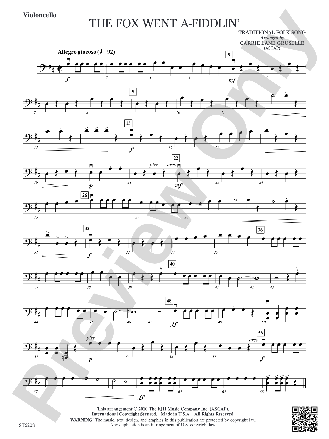 The Fox Went A-Fiddlin': Violoncello