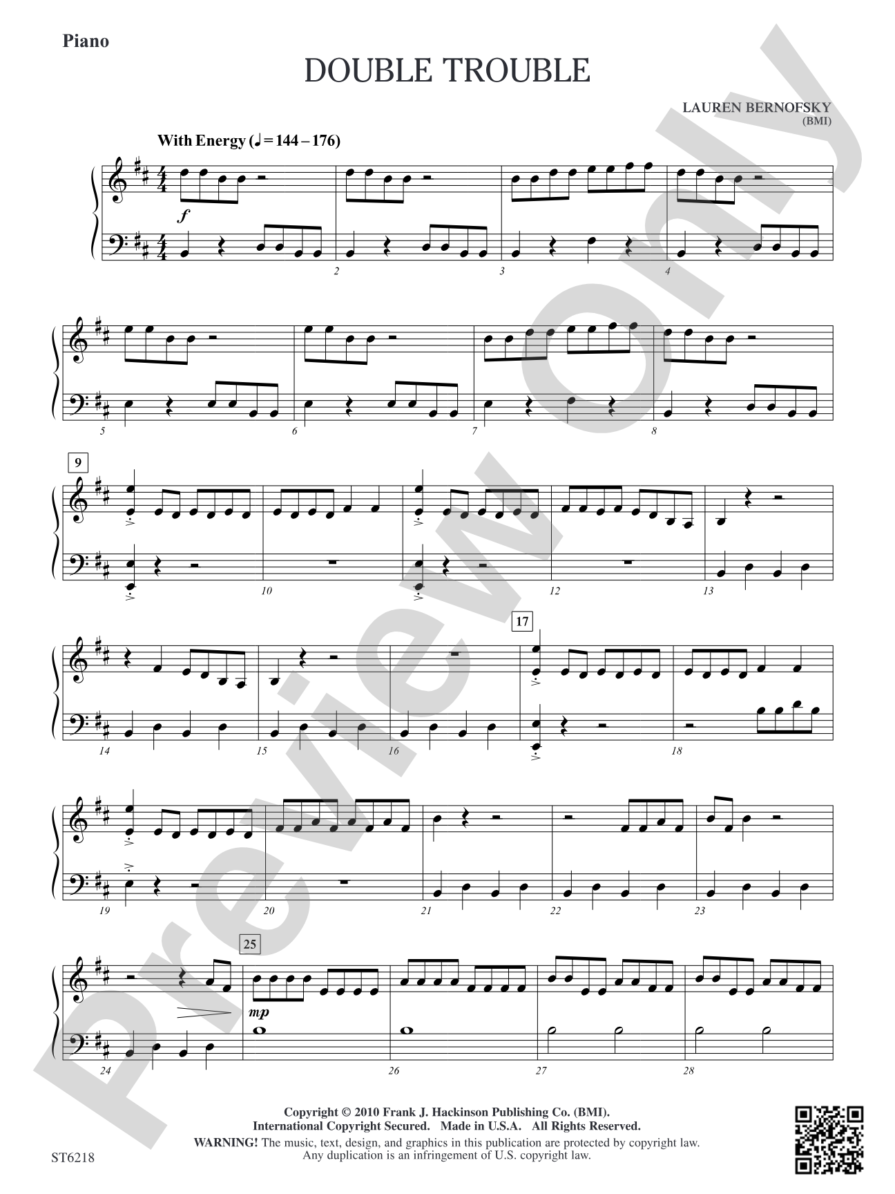 Double Trouble: Piano