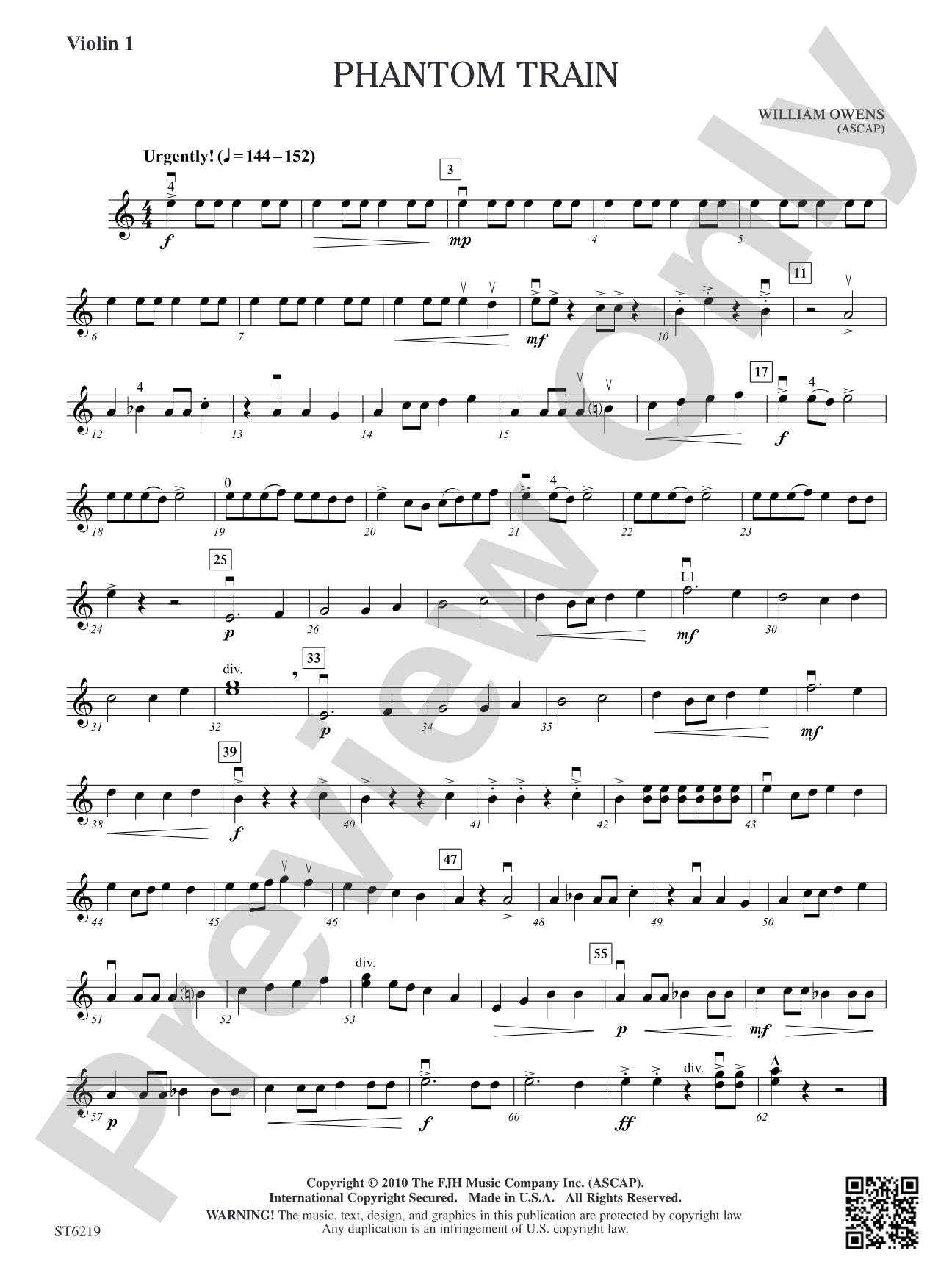 Phantom Train: Violin 1