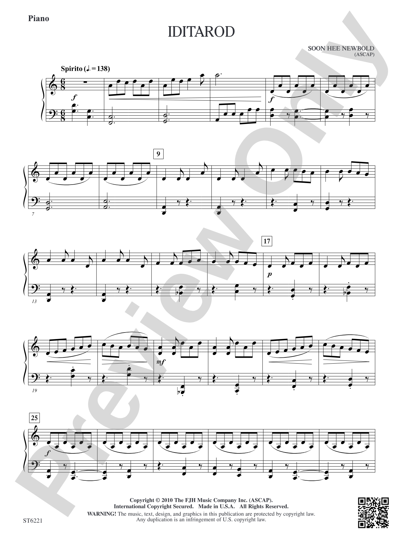 Iditarod: Piano