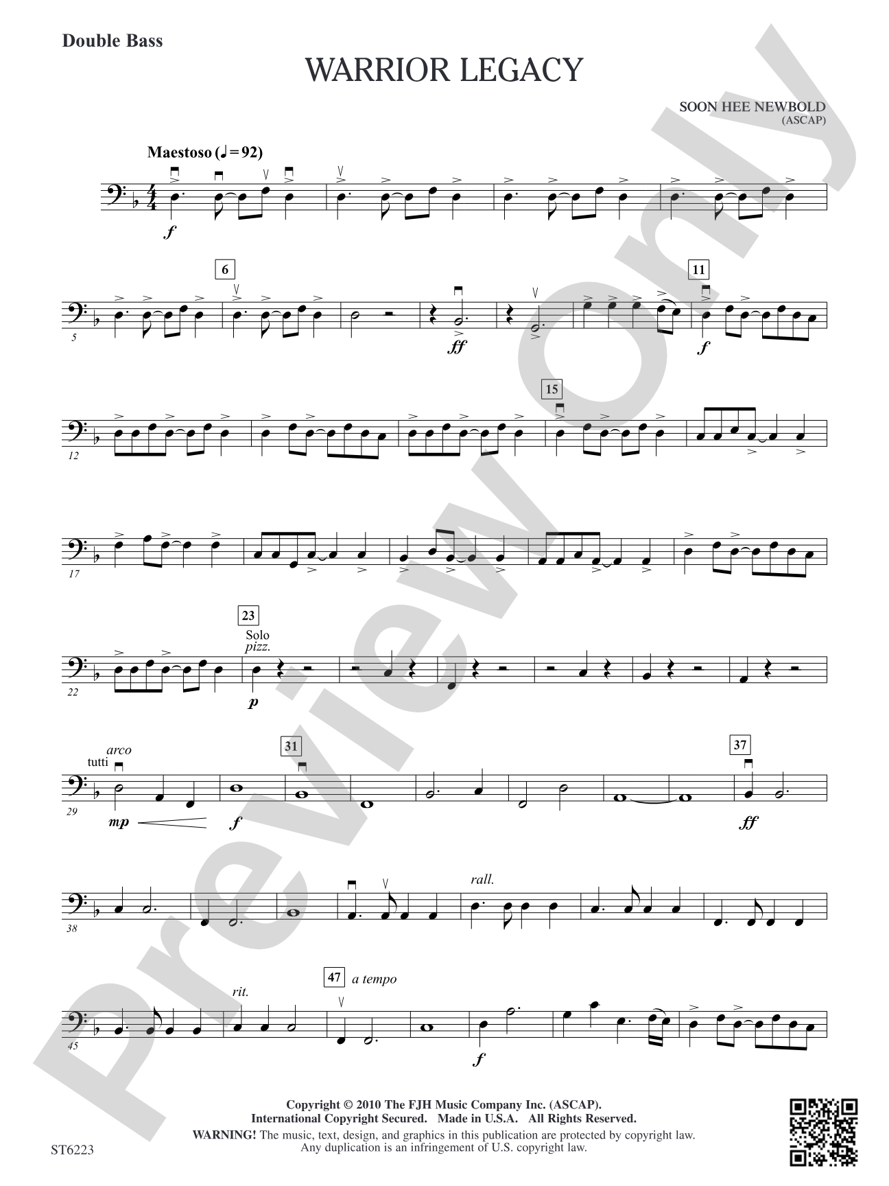 Warrior Legacy: Double Bass