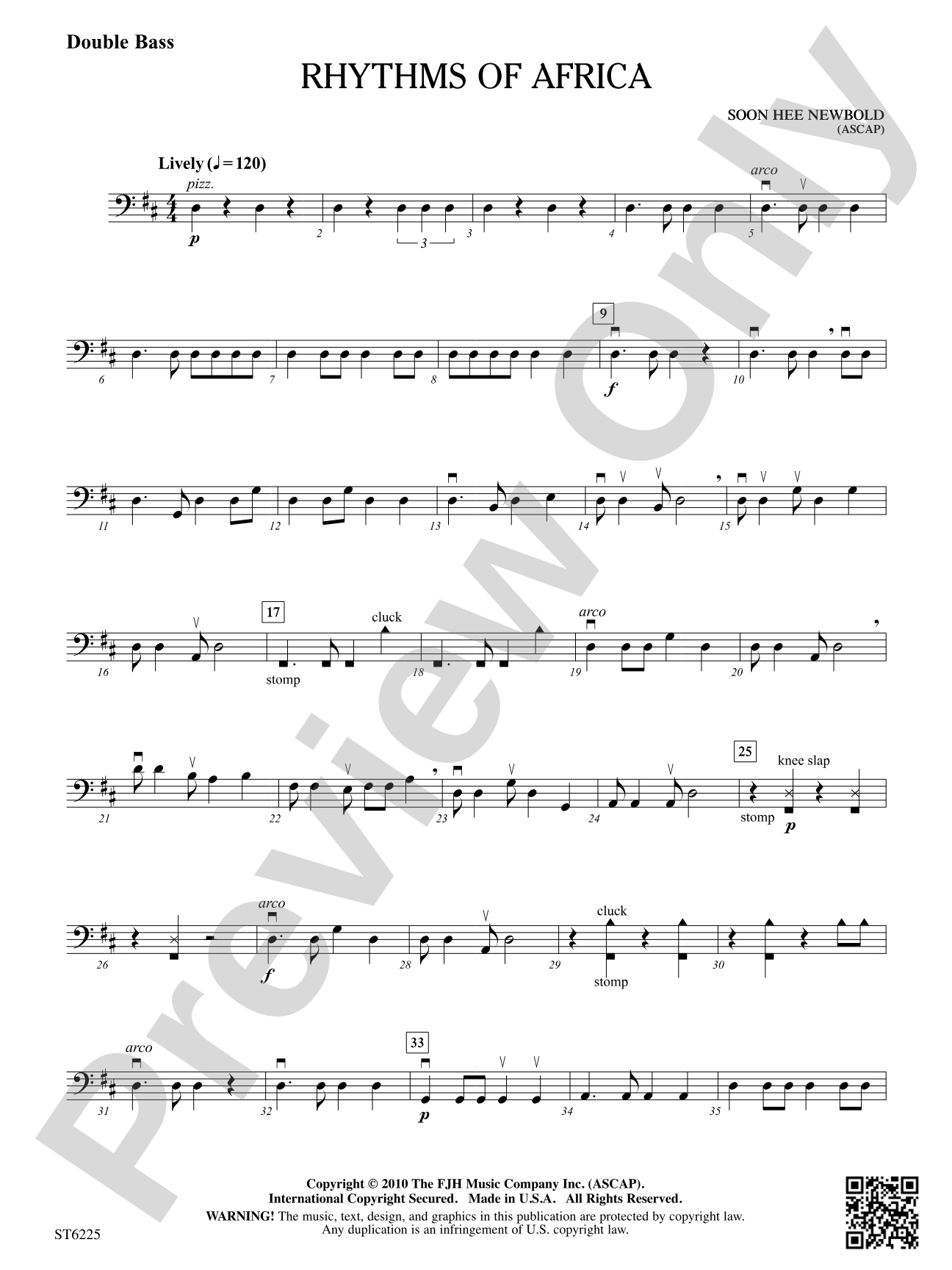 Rhythms of Africa: Double Bass