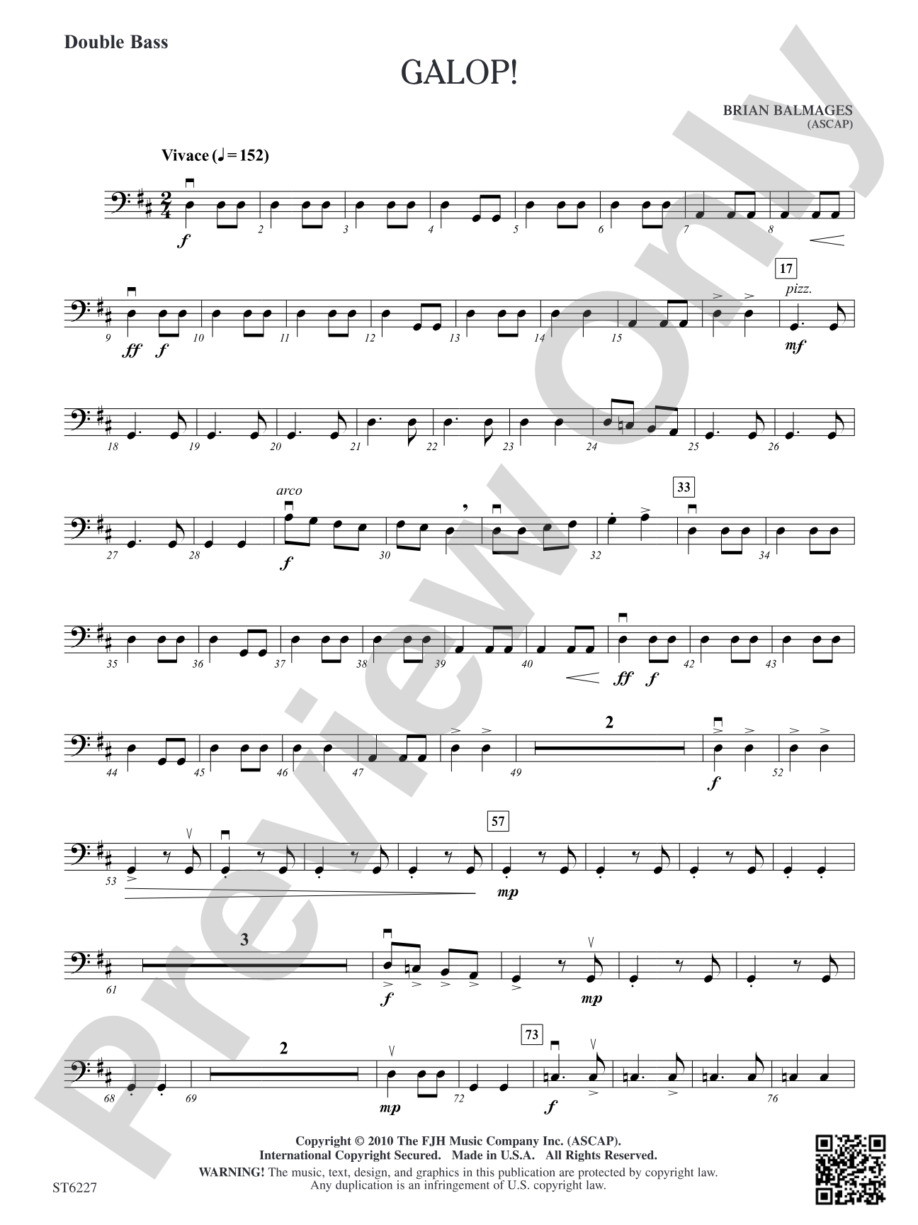 Galop!: Double Bass