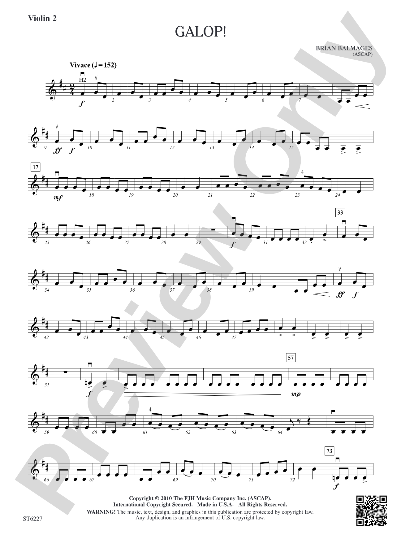 Galop!: Violin 2