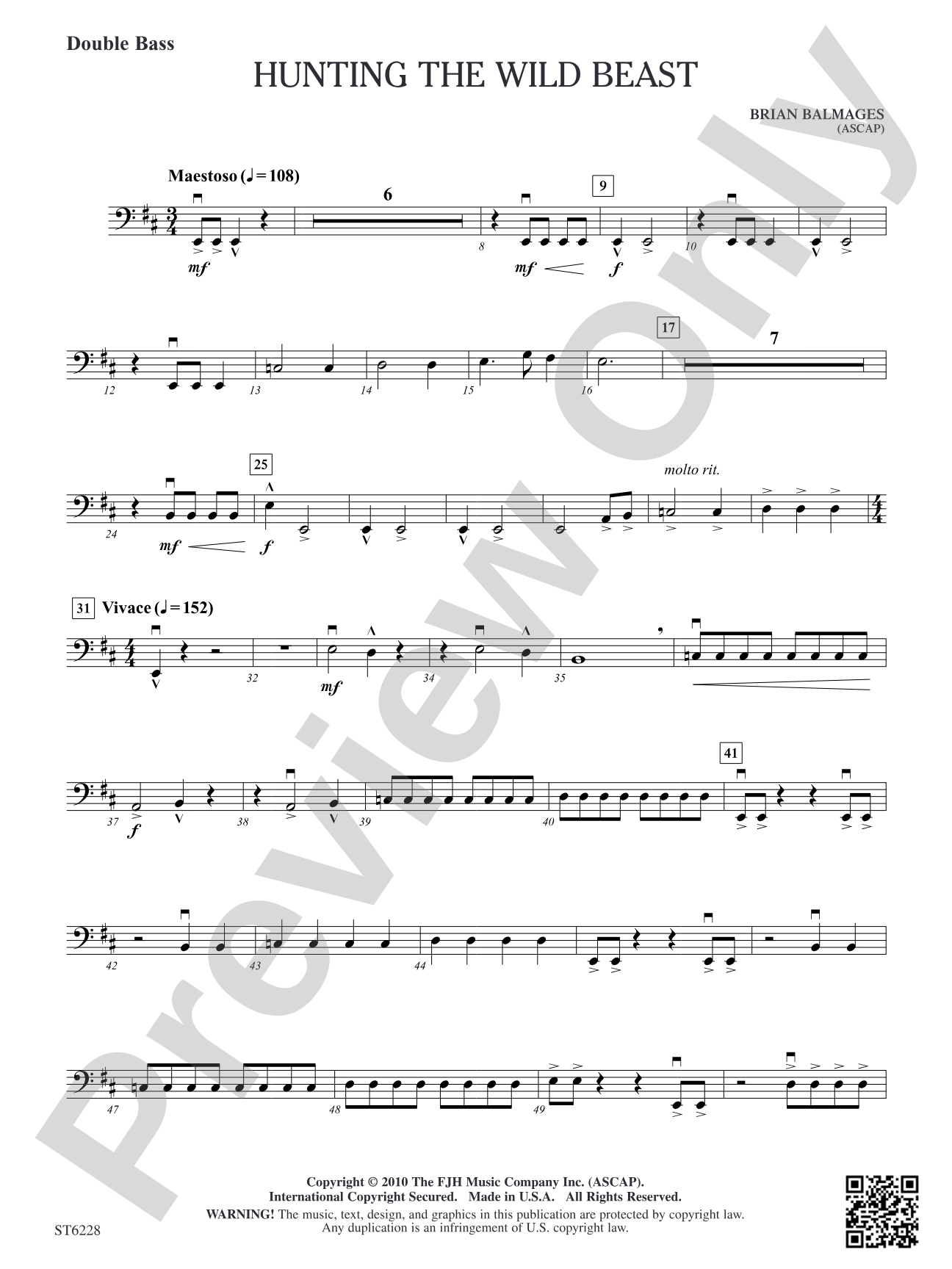 Hunting the Wild Beast: Double Bass