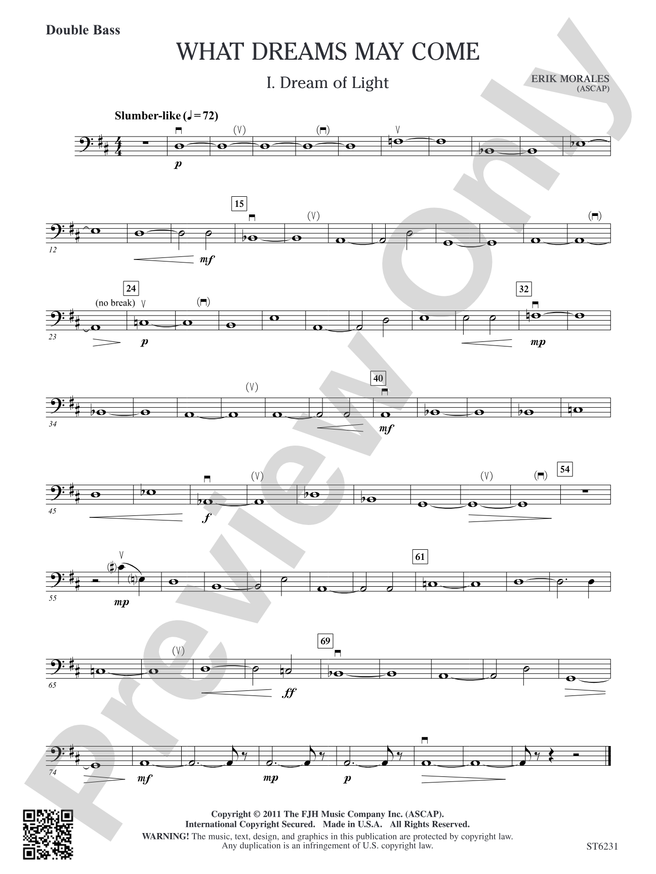 What Dreams May Come: Double Bass