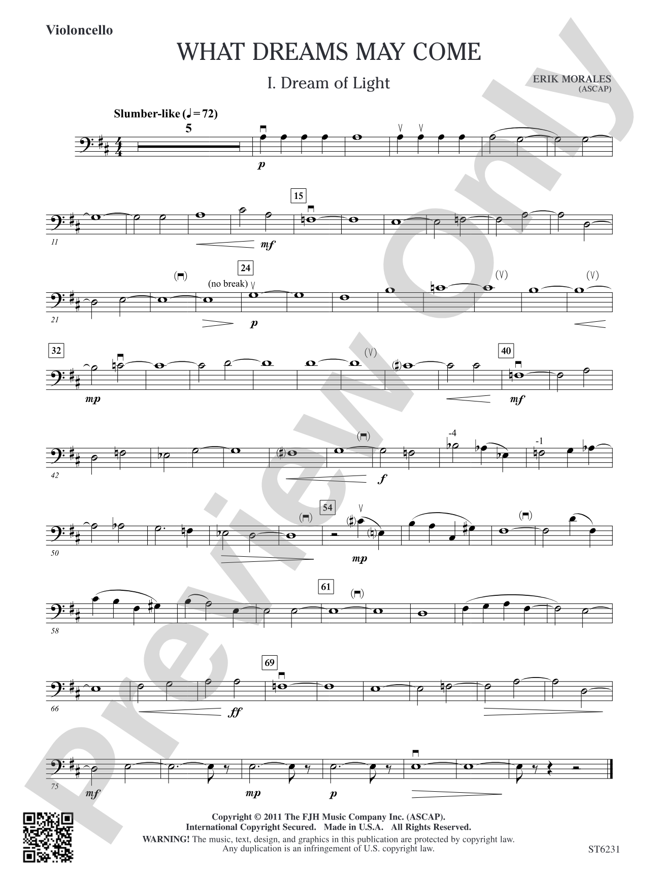 What Dreams May Come: Violoncello