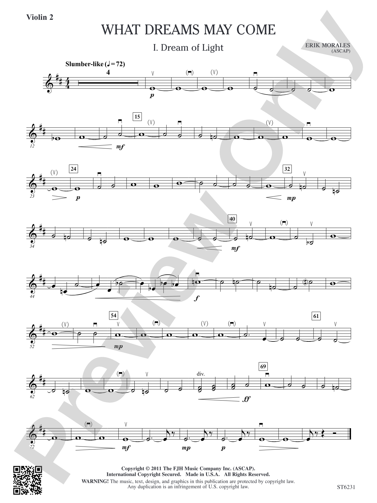What Dreams May Come: Violin 2